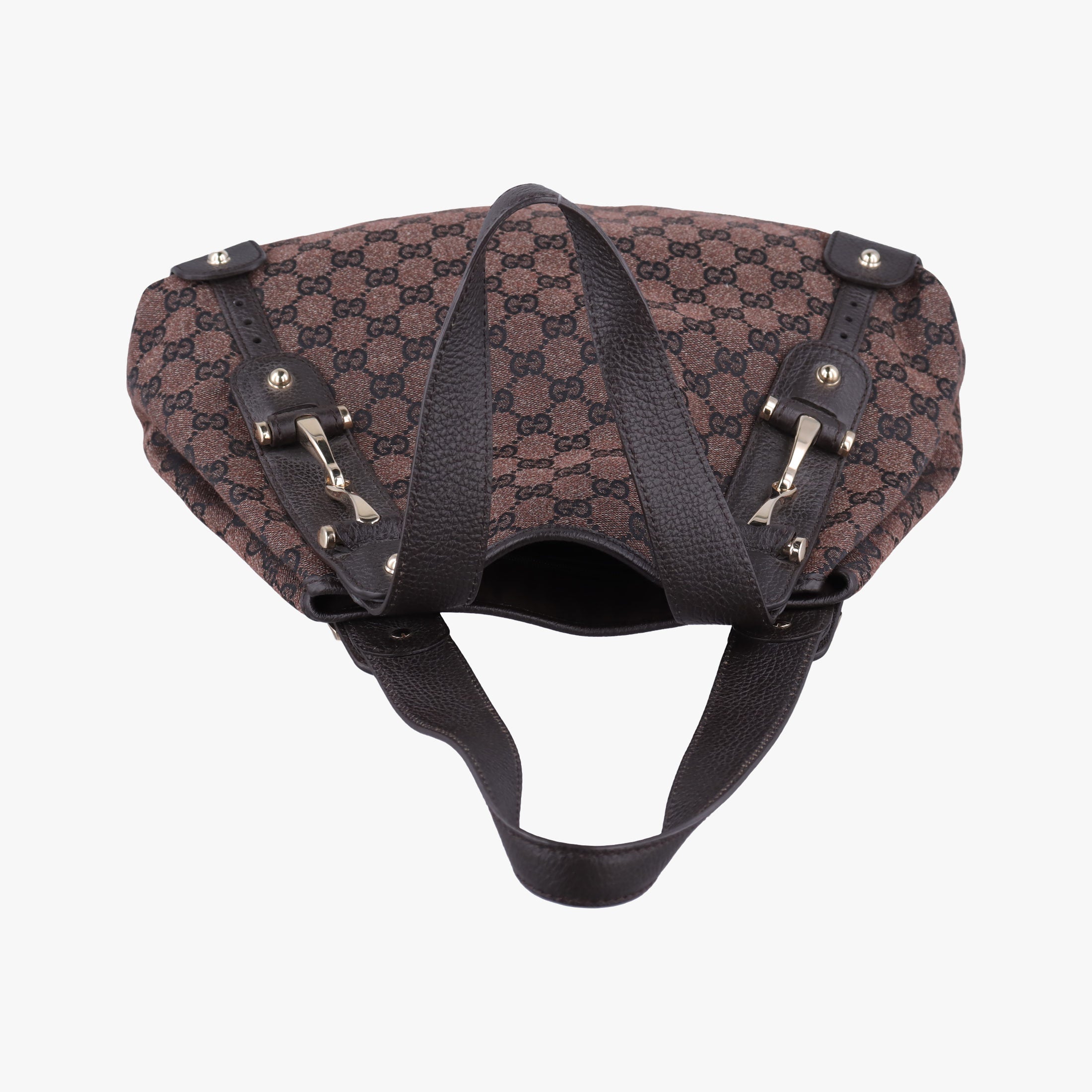 Pre-owned Gucci Pelham Hobo Brown canvas×leather 292927 shoulderbag | stylenewstar