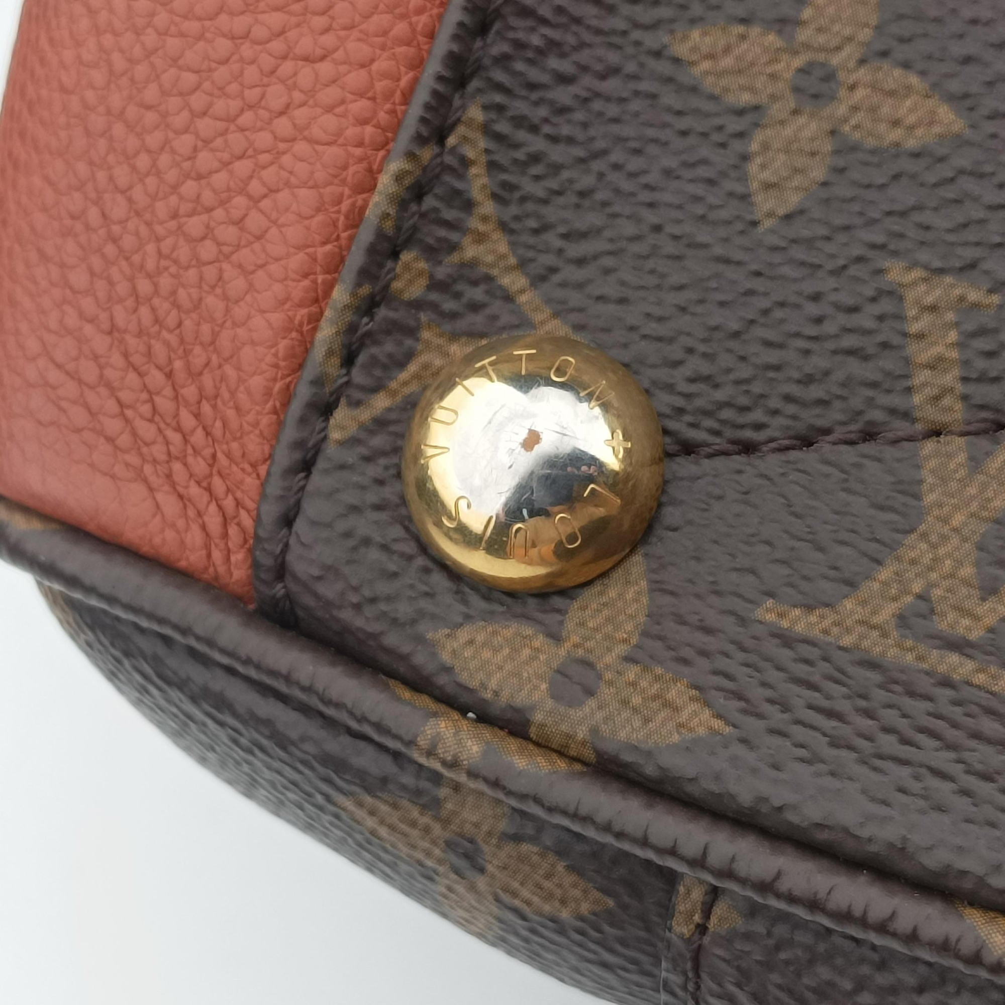 Pre-owned Louis Vuitton Manhattan NM Brown Monogram Canvas M43481 shoulderbag | stylenewstar