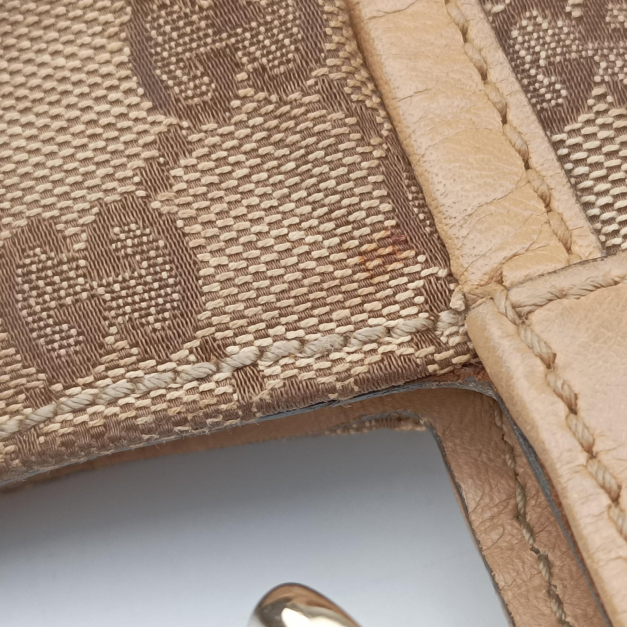 Secondhand Gucci Abbey Brown Canvas×Leather 189831 handbag | stylenewstar