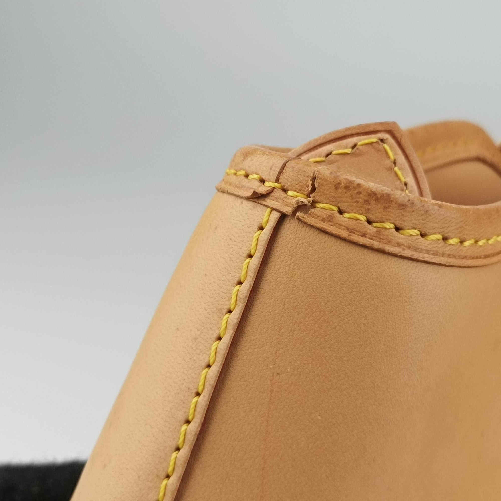 Pre-owned Louis Vuitton BOETIE MM Brown Monogram Canvas M45714 handbag | stylenewstar