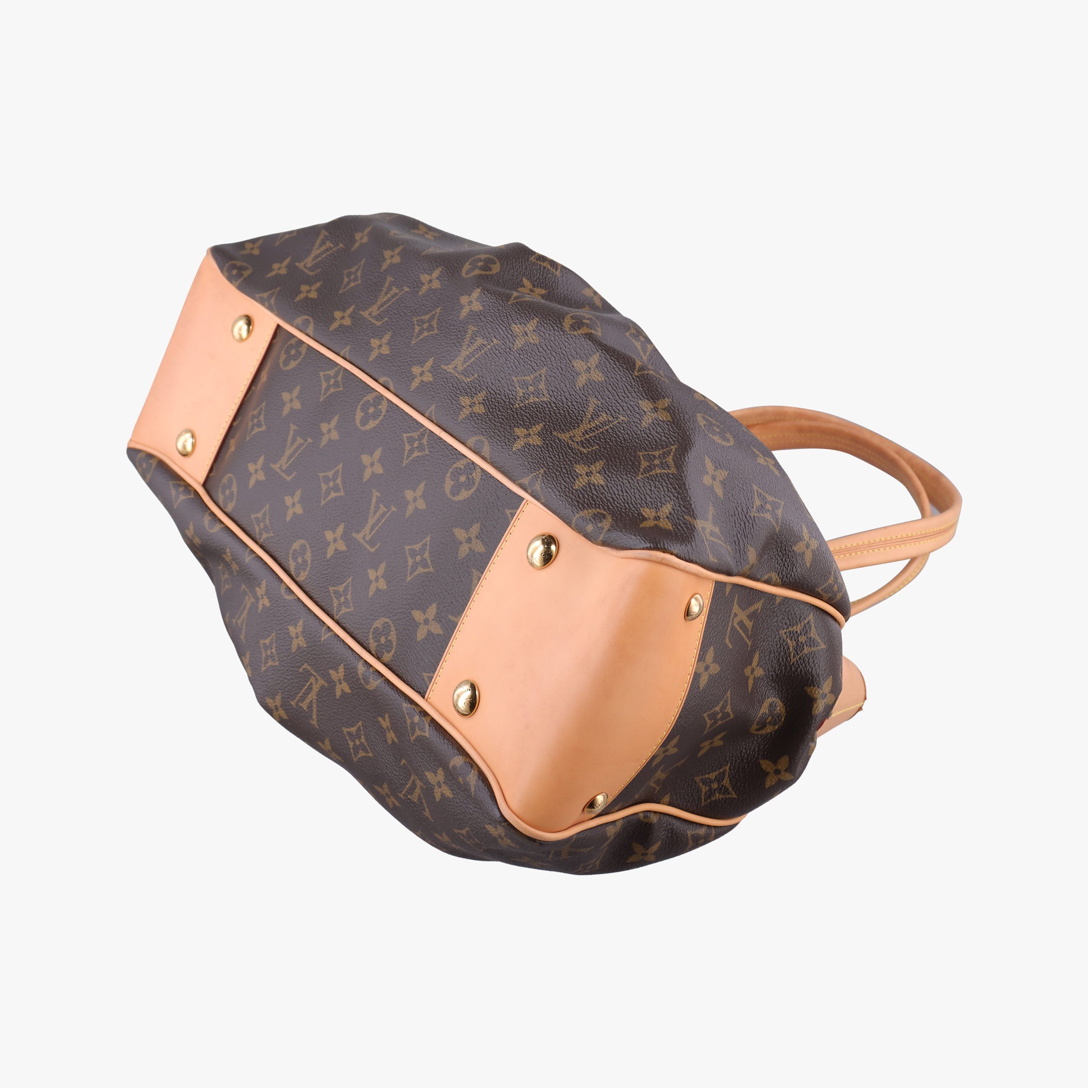 Pre-owned Louis Vuitton BOETIE MM Brown Monogram Canvas M45714 handbag | stylenewstar
