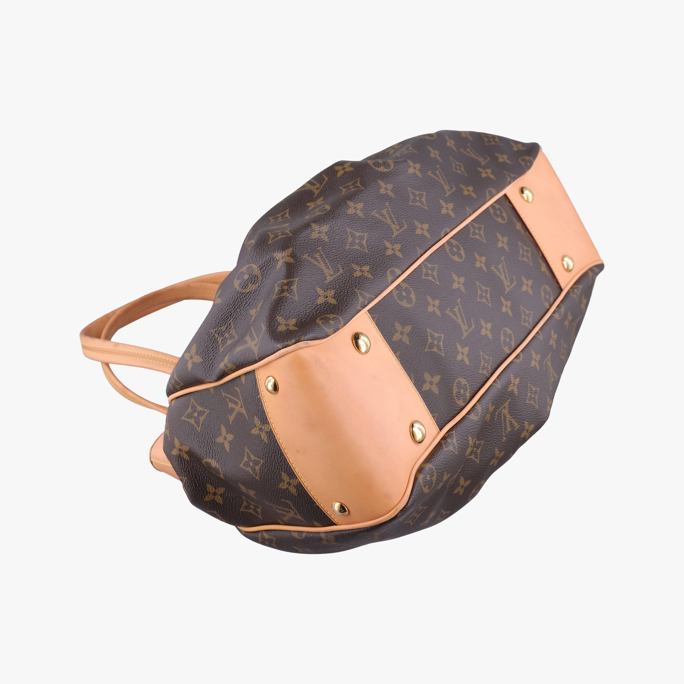 Pre-owned Louis Vuitton BOETIE MM Brown Monogram Canvas M45714 handbag | stylenewstar