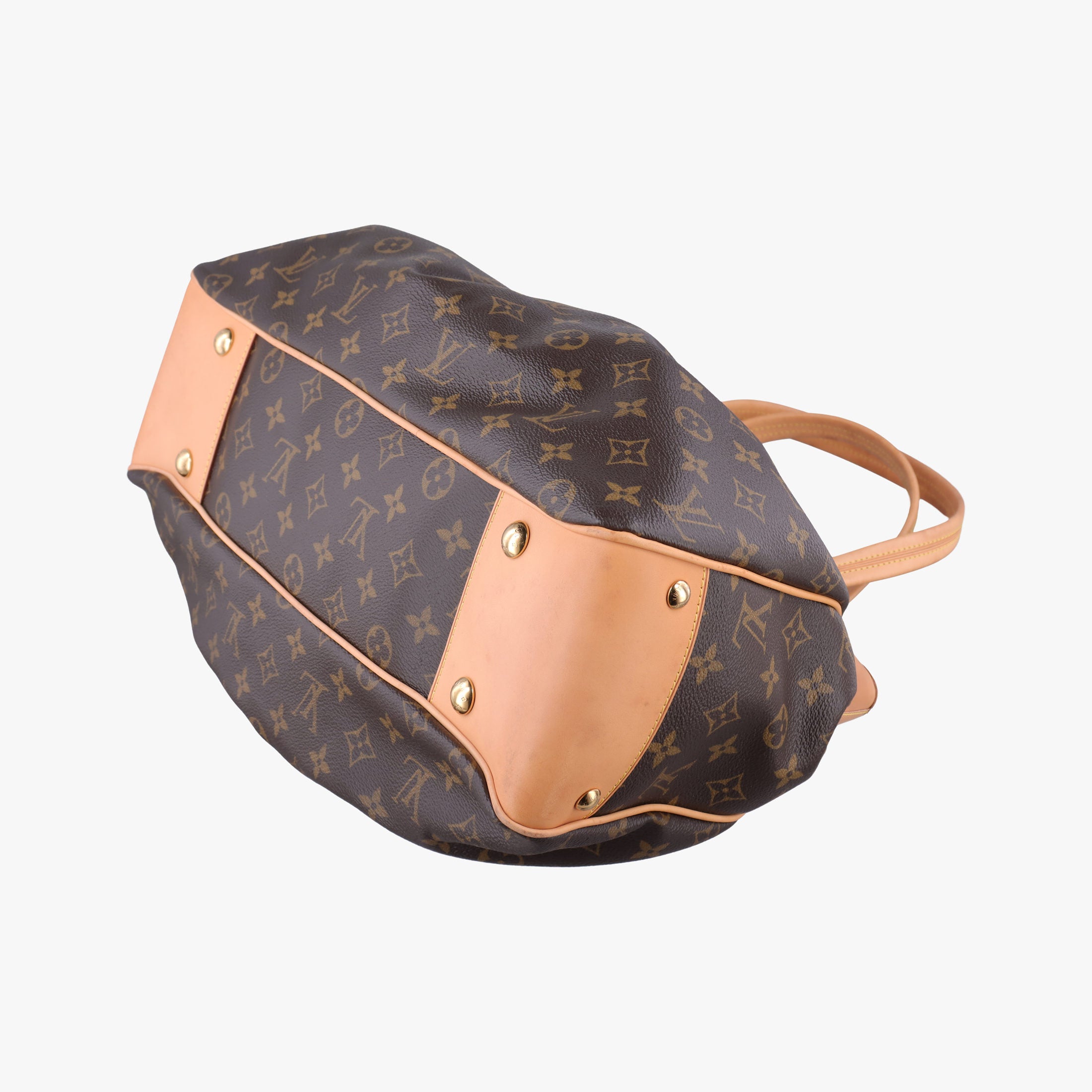 Pre-owned Louis Vuitton BOETIE MM Brown Monogram Canvas M45714 handbag | stylenewstar