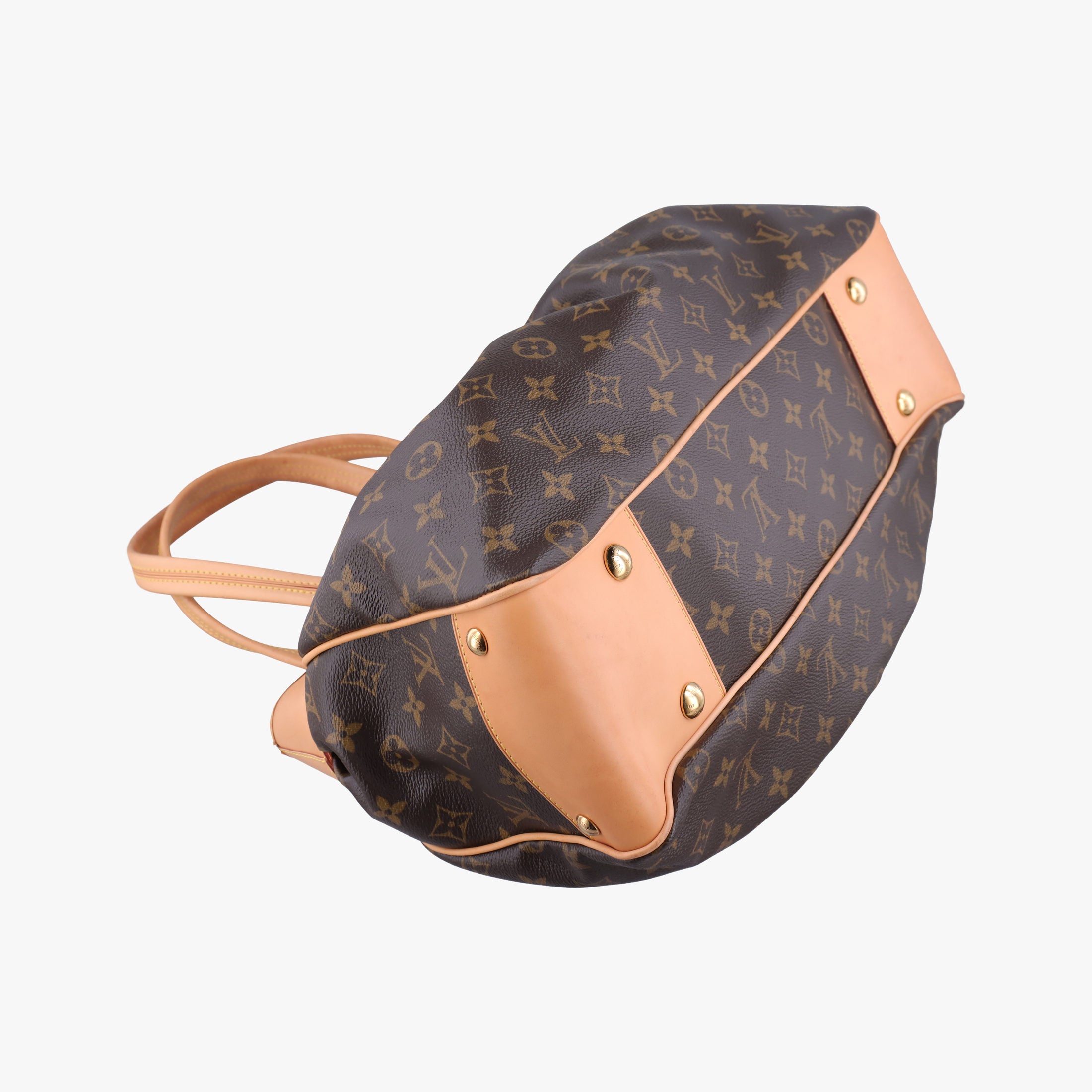 Pre-owned Louis Vuitton BOETIE MM Brown Monogram Canvas M45714 handbag | stylenewstar