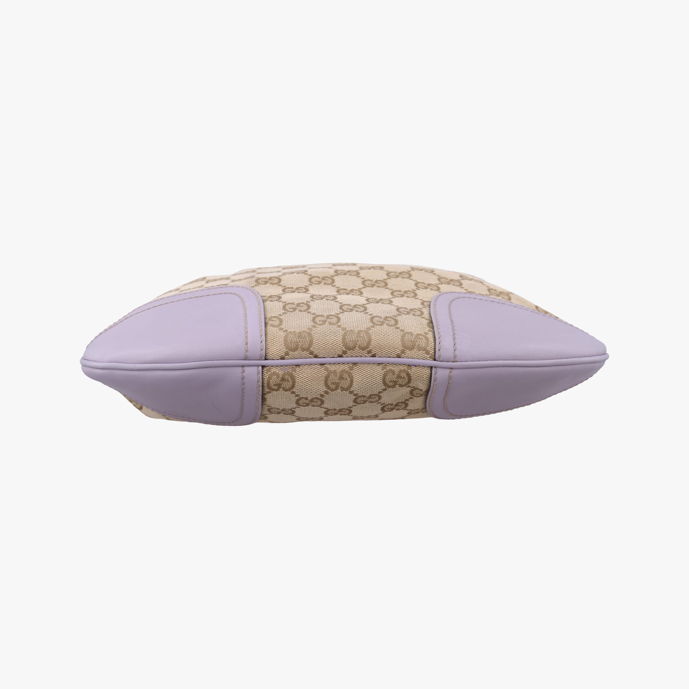 Secondhand Gucci Princy Purple × Beige Leather×Canvas 204939 shoulderbag | stylenewstar