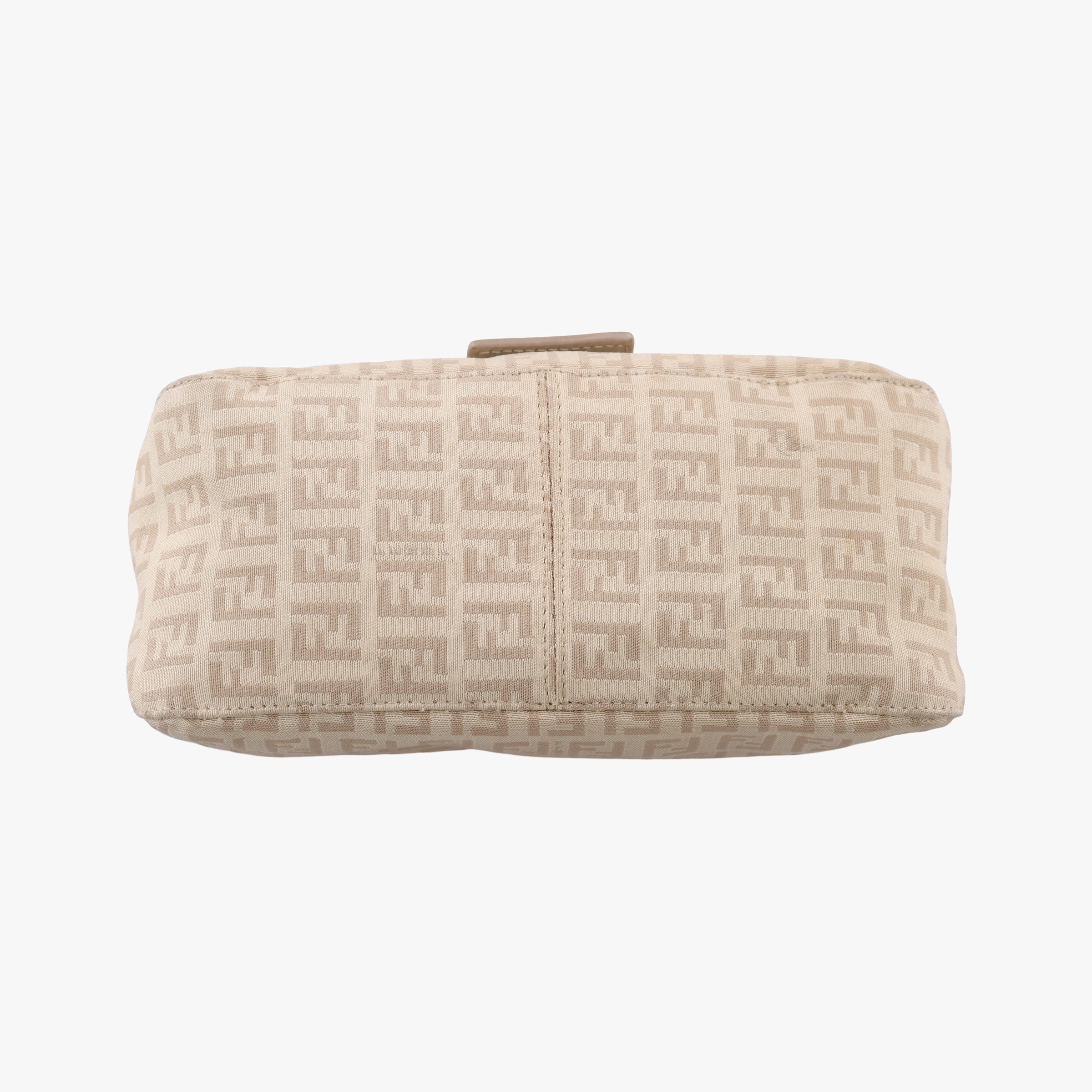 Pre-owned Fendi Baguette Beige Jacquard 8BR180 shoulderbag | stylenewstar
