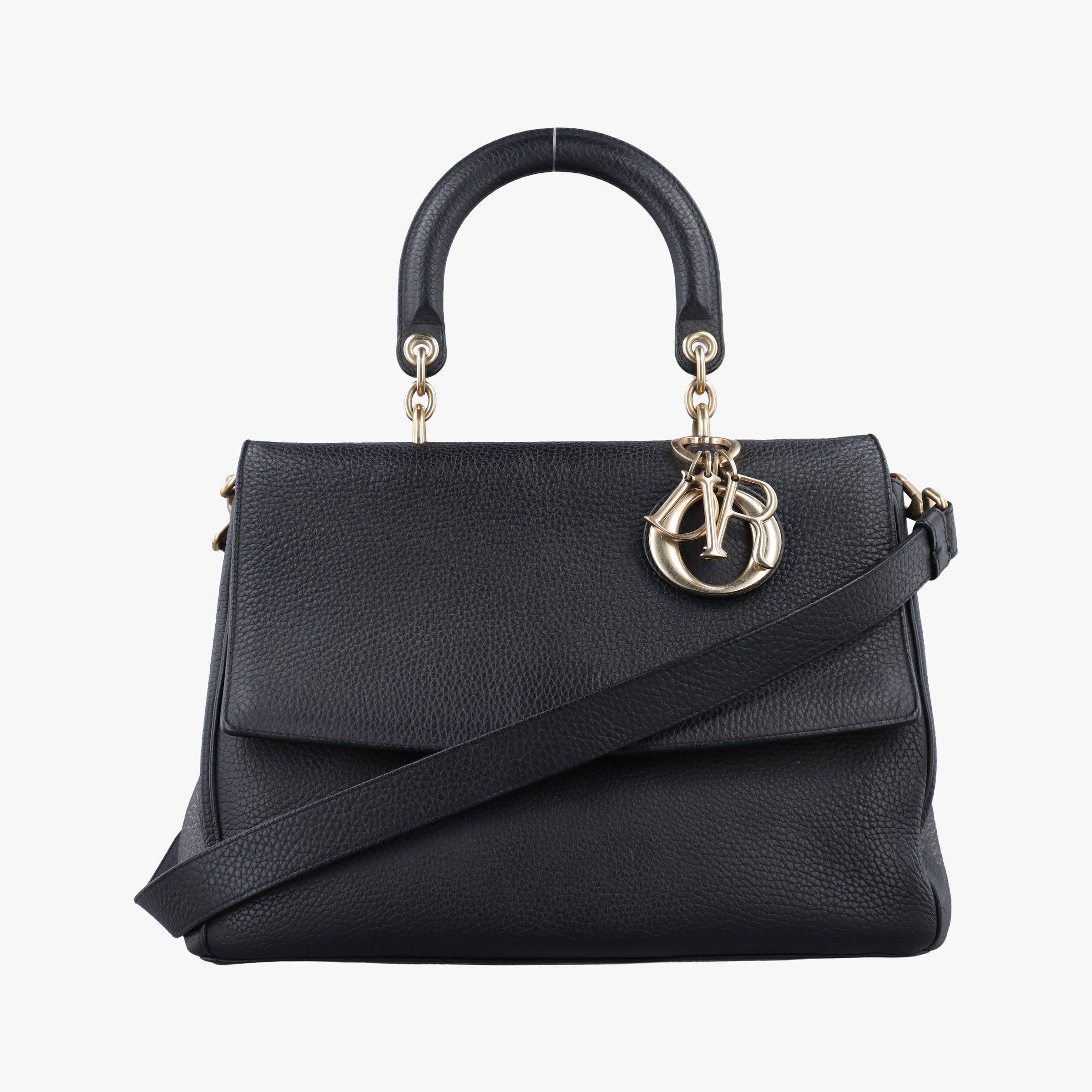 Secondhand Christian Dior Be Dior Black Leather  shoulderbag | stylenewstar