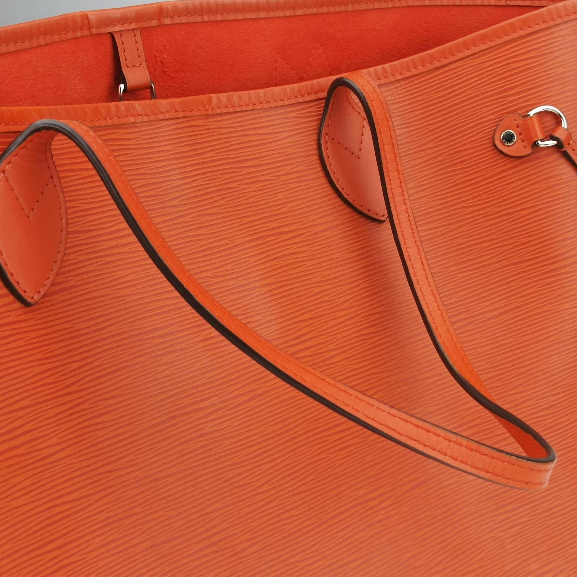 Pre-owned Louis Vuitton NEVERFULL MM PIMENT Epi M40884 shoulderbag | stylenewstar