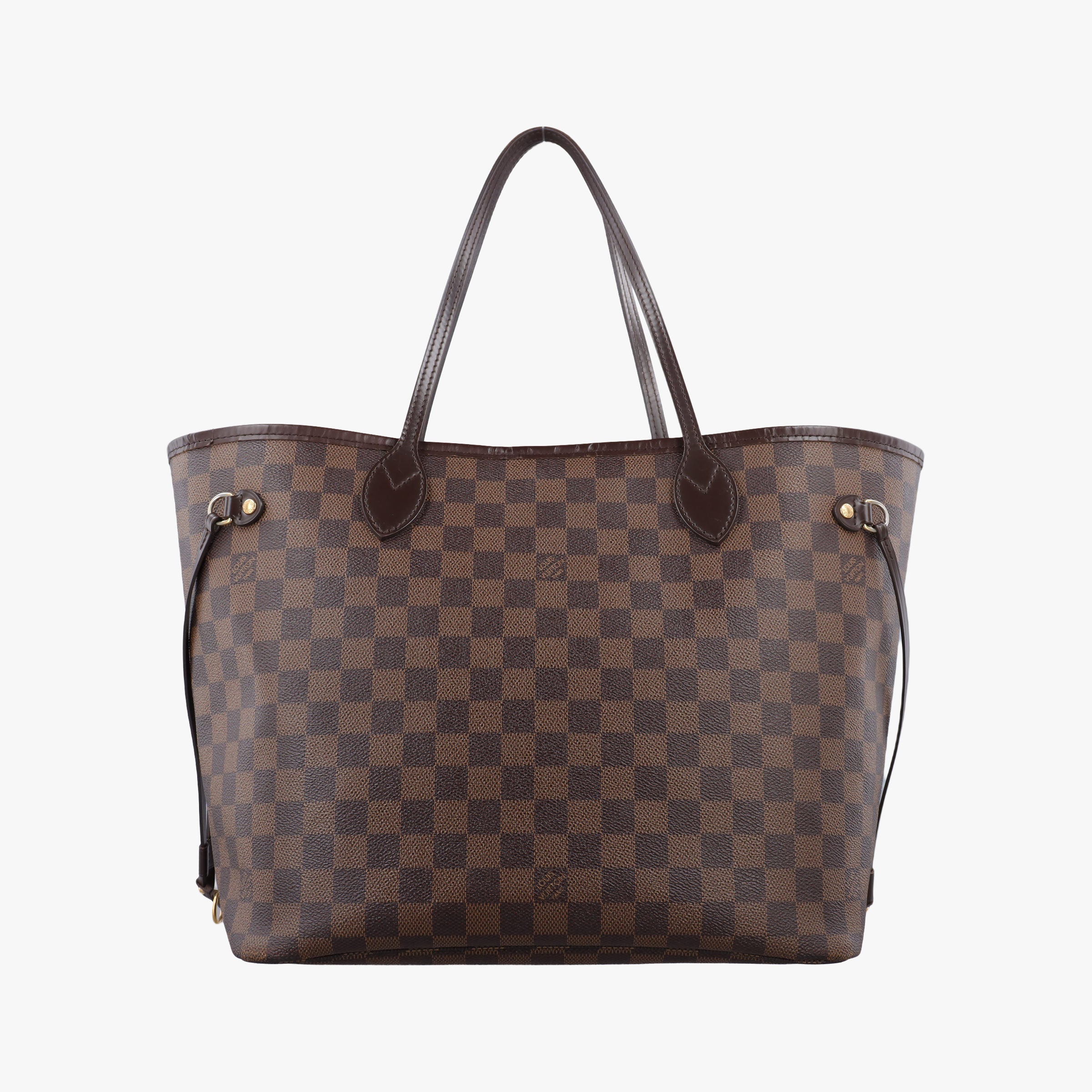 Pre-owned Louis Vuitton NEVERFULL MM EBENE Damier Canvas N51106 shoulderbag | stylenewstar