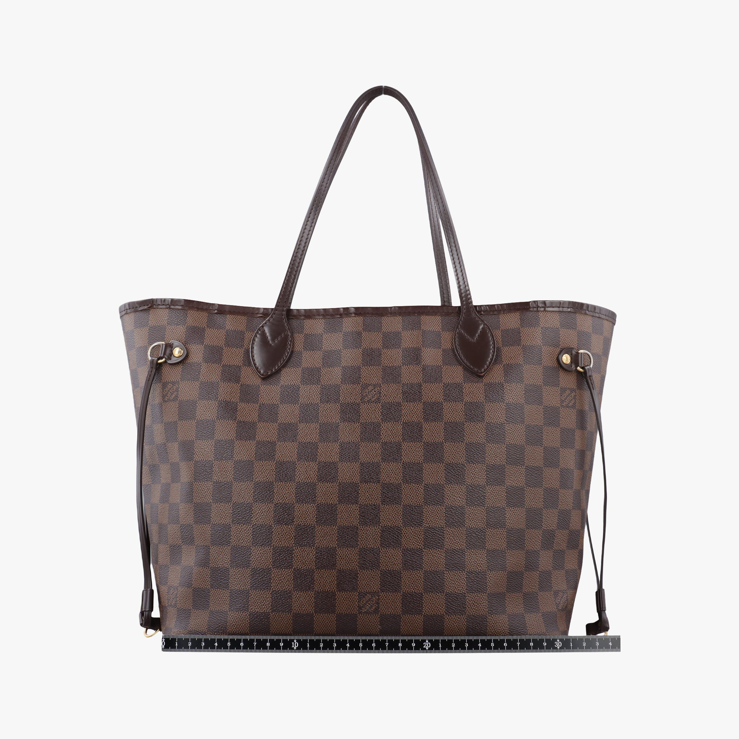 Pre-owned Louis Vuitton NEVERFULL MM EBENE Damier Canvas N51106 shoulderbag | stylenewstar