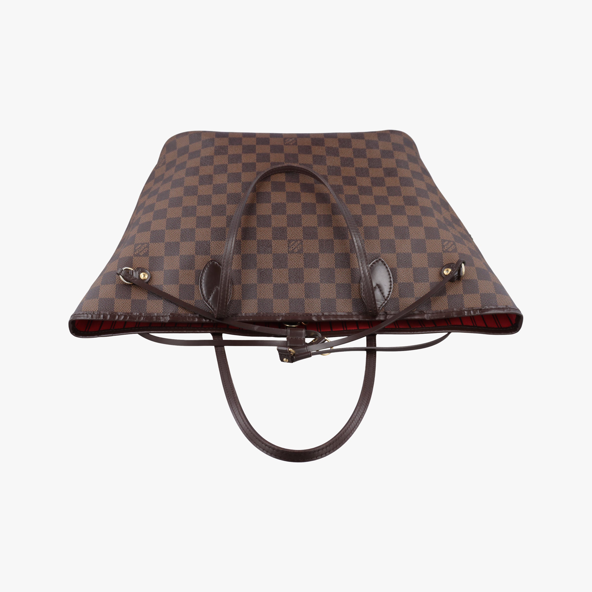 Pre-owned Louis Vuitton NEVERFULL MM EBENE Damier Canvas N51106 shoulderbag | stylenewstar