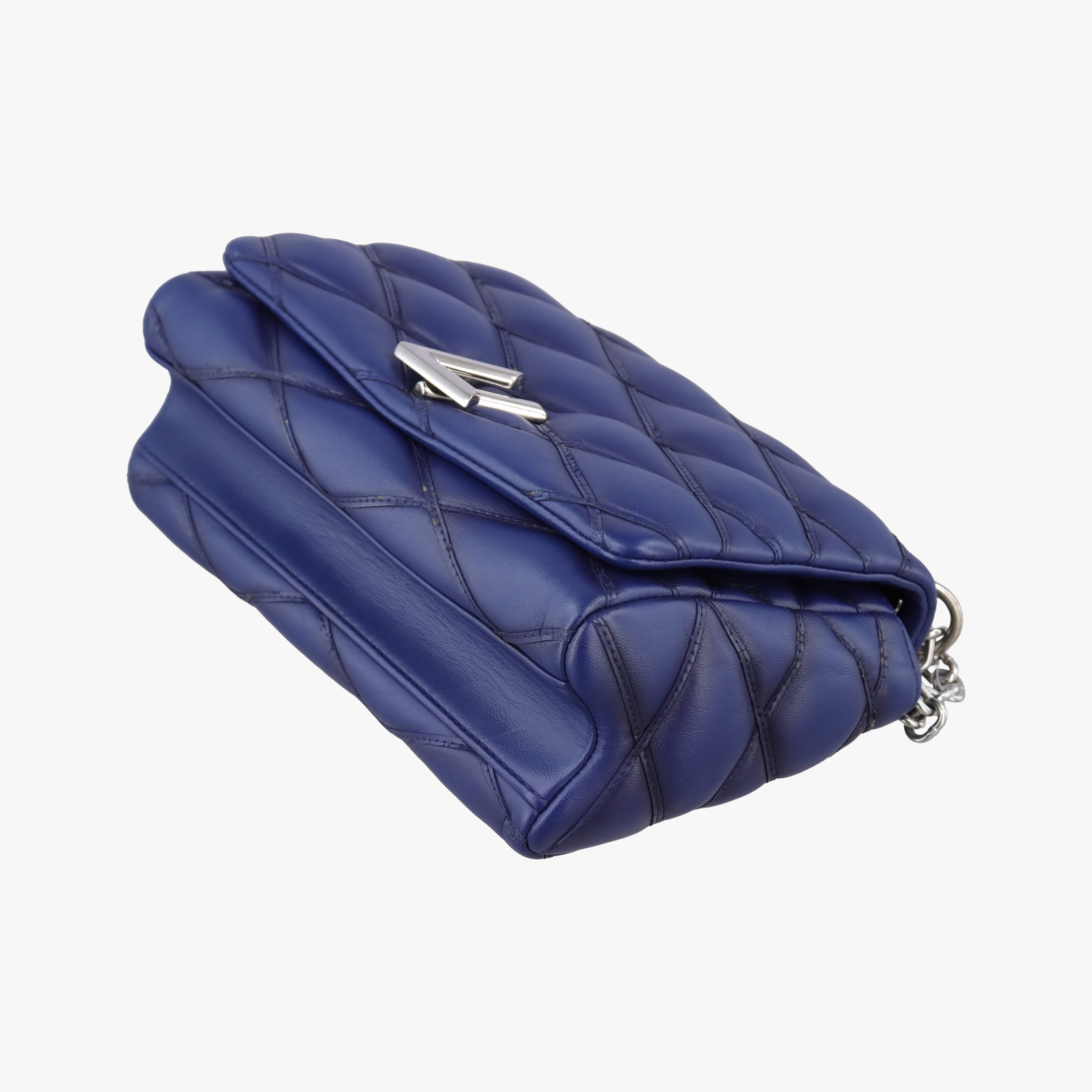 Pre-owned Louis Vuitton GO-14MM Navy Lambskin M50993 shoulderbag | stylenewstar