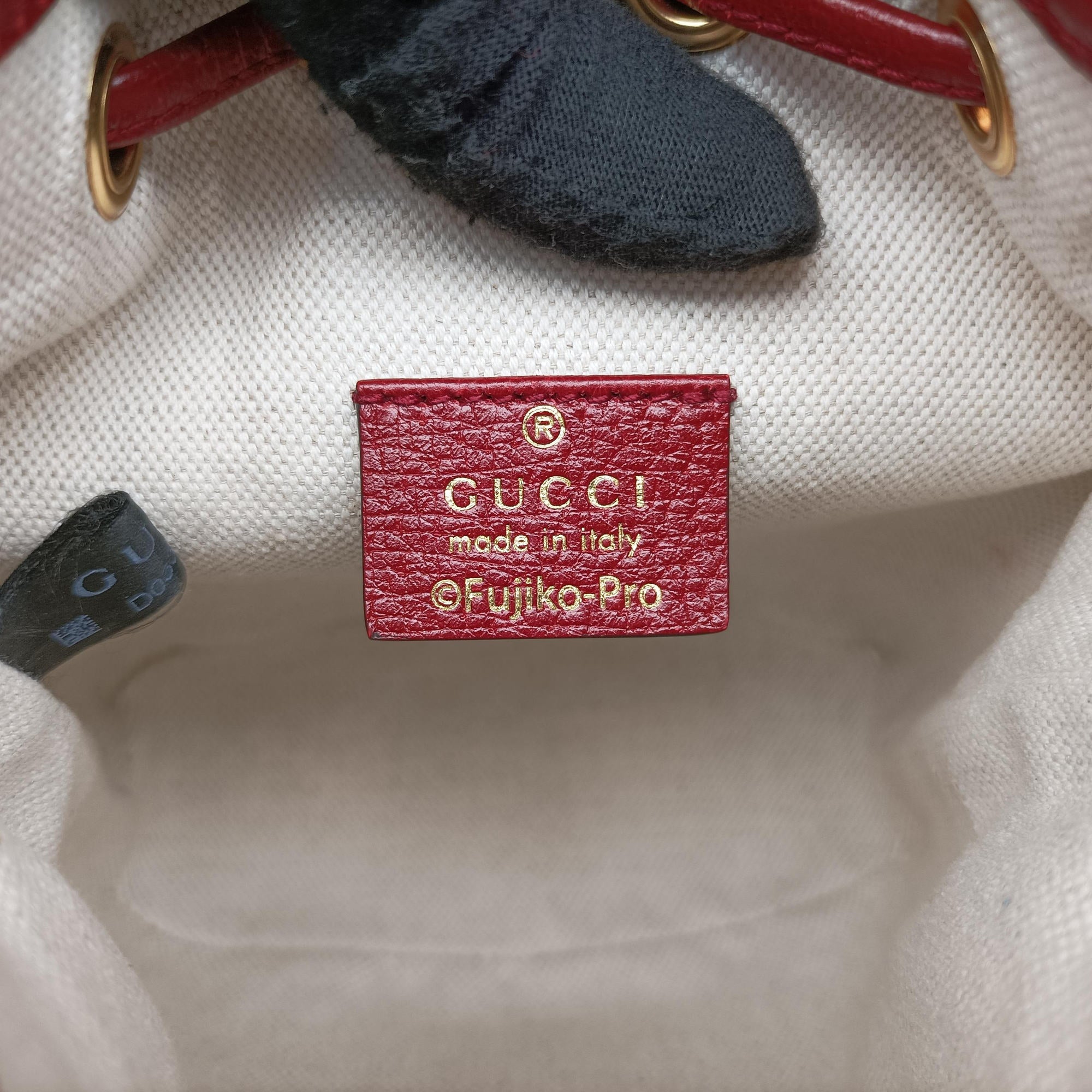 Secondhand Gucci Doraemon collaboration Brown×Red×Multicolor PVC coated canvas×Leather 647801 shoulderbag | stylenewstar