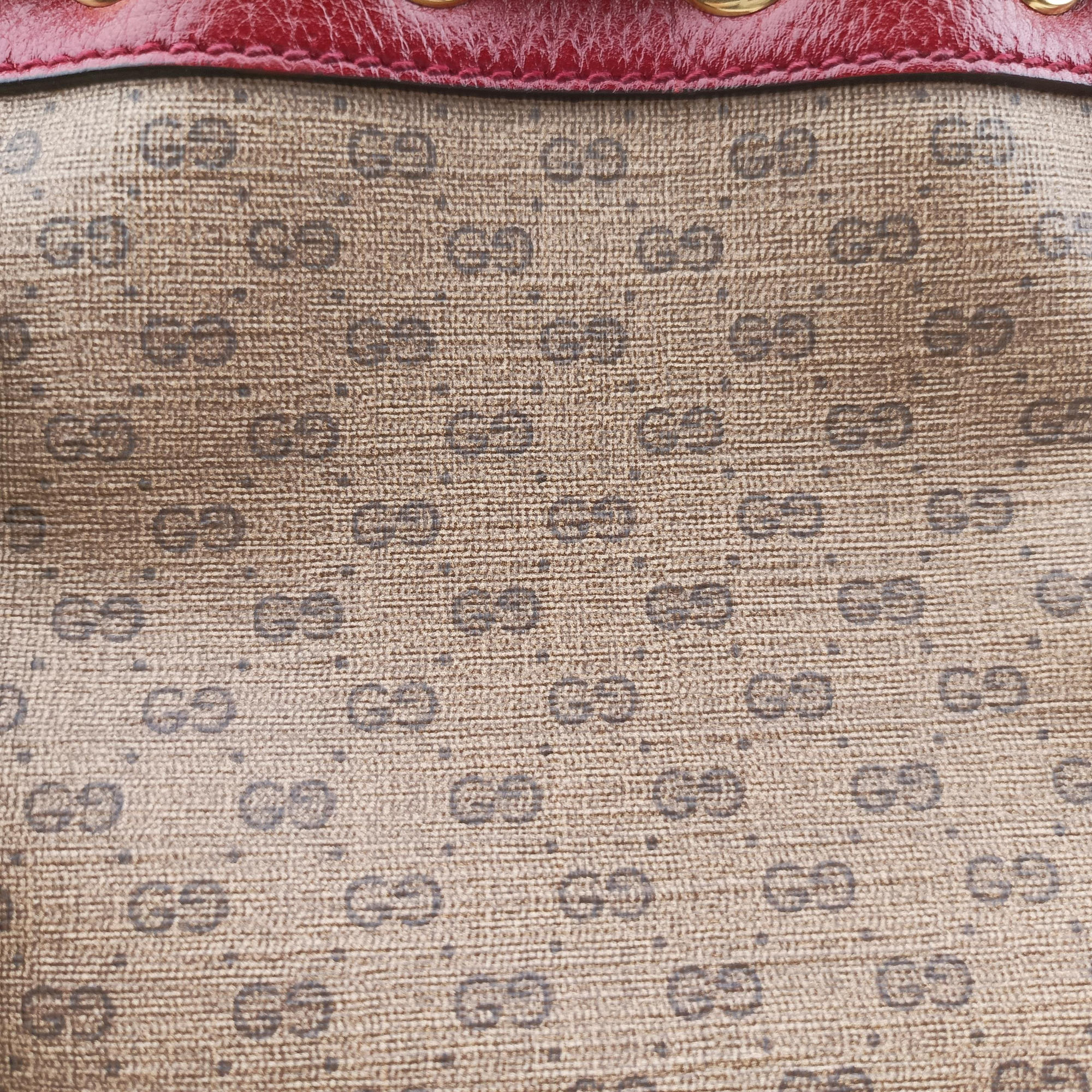 Secondhand Gucci Doraemon collaboration Brown×Red×Multicolor PVC coated canvas×Leather 647801 shoulderbag | stylenewstar