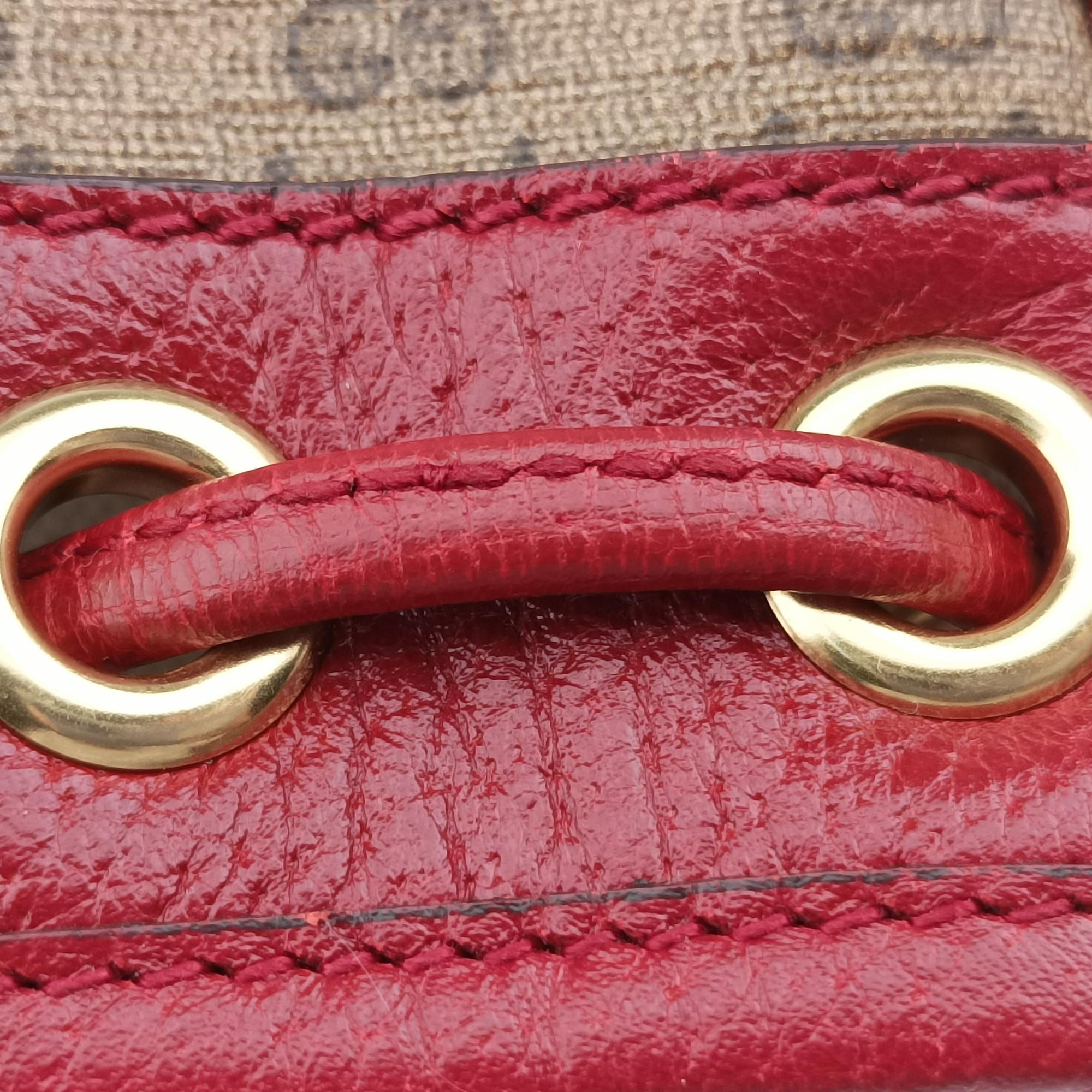 Secondhand Gucci Doraemon collaboration Brown×Red×Multicolor PVC coated canvas×Leather 647801 shoulderbag | stylenewstar