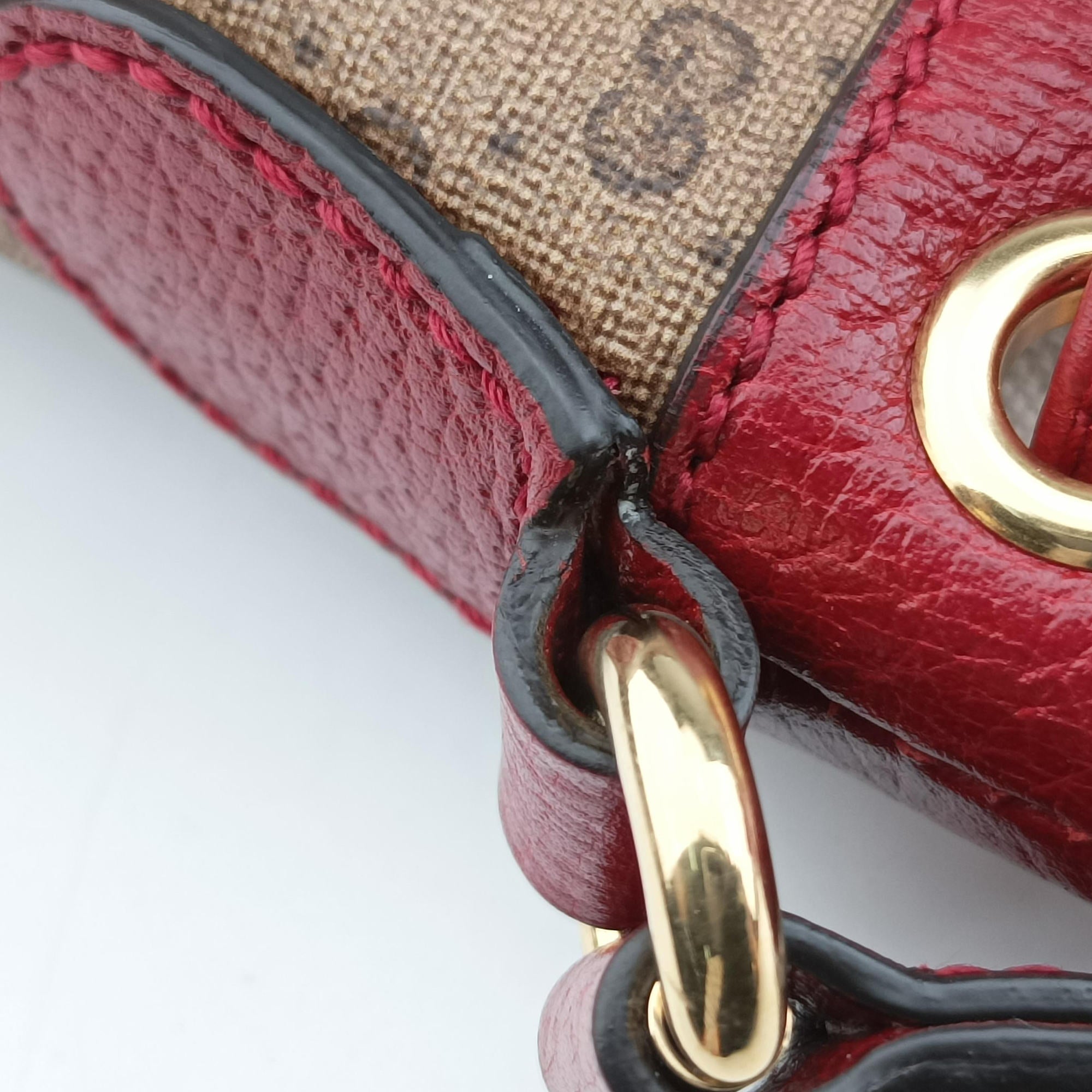 Secondhand Gucci Doraemon collaboration Brown×Red×Multicolor PVC coated canvas×Leather 647801 shoulderbag | stylenewstar