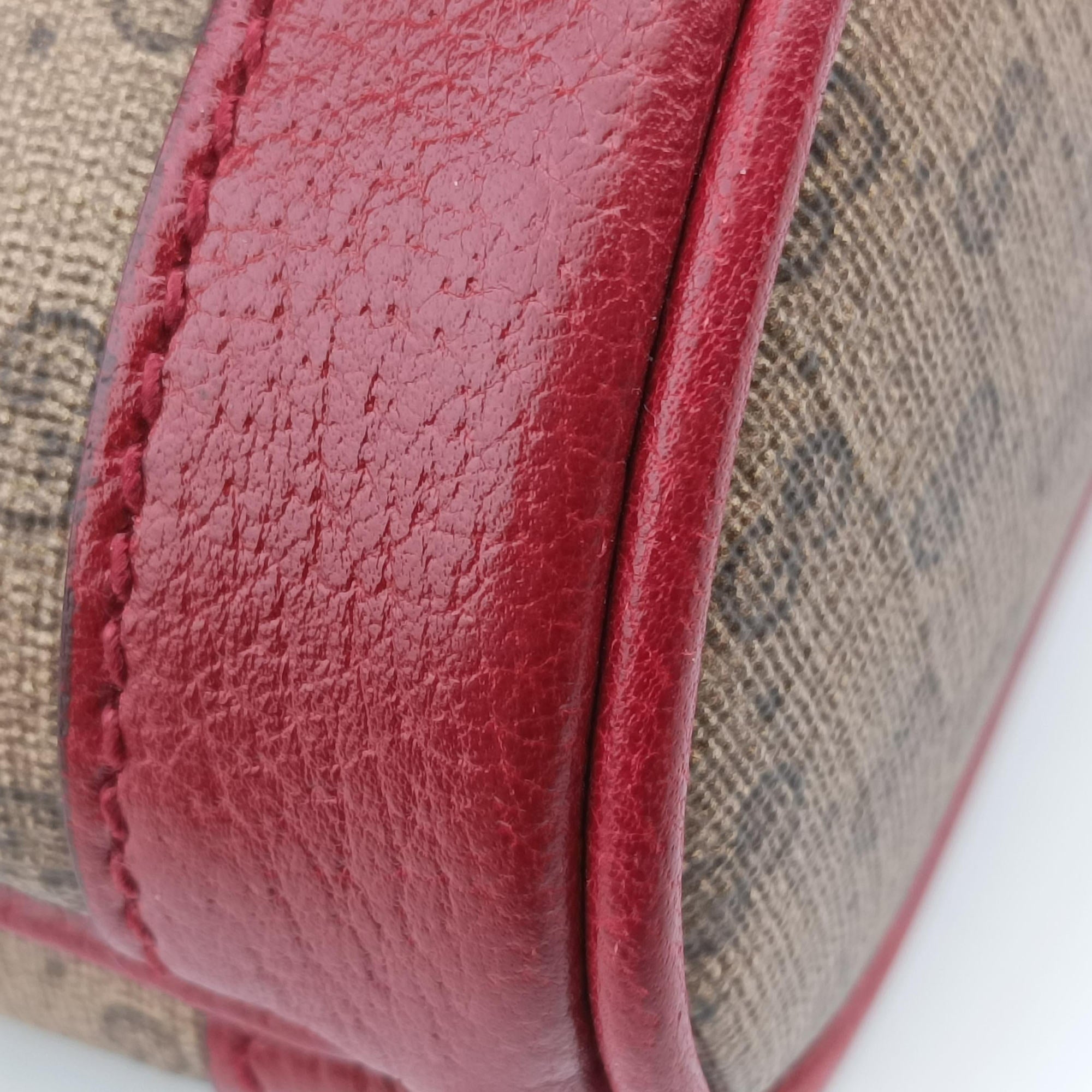 Secondhand Gucci Doraemon collaboration Brown×Red×Multicolor PVC coated canvas×Leather 647801 shoulderbag | stylenewstar