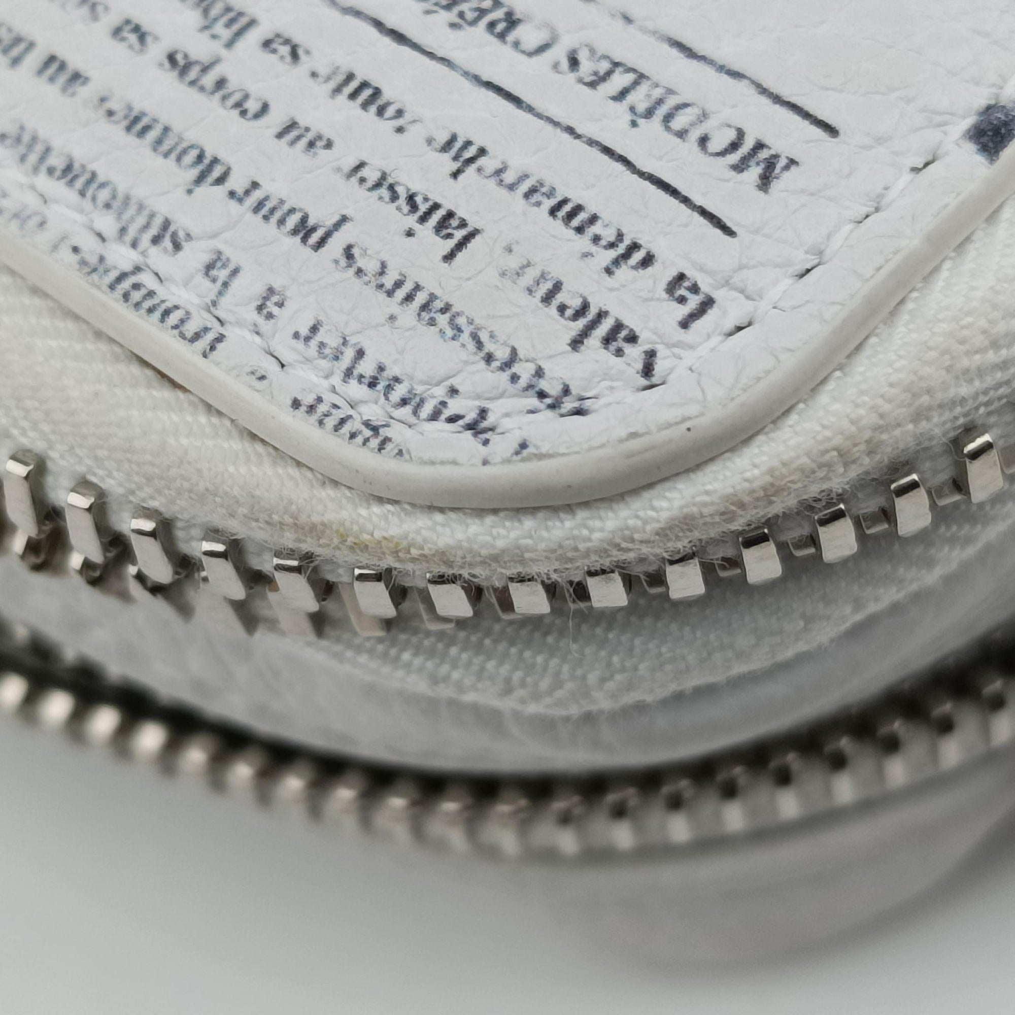 Vintage Christian Dior Daniel Arsham collaboration Newspaper Print White Leather  shoulderbag | stylenewstar