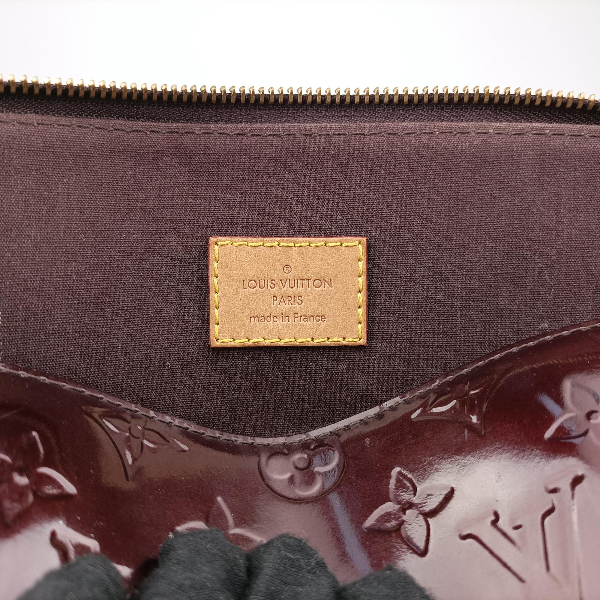 Vintage Louis Vuitton Avalon zip AMARANTE Vernis M91594 handbag | stylenewstar