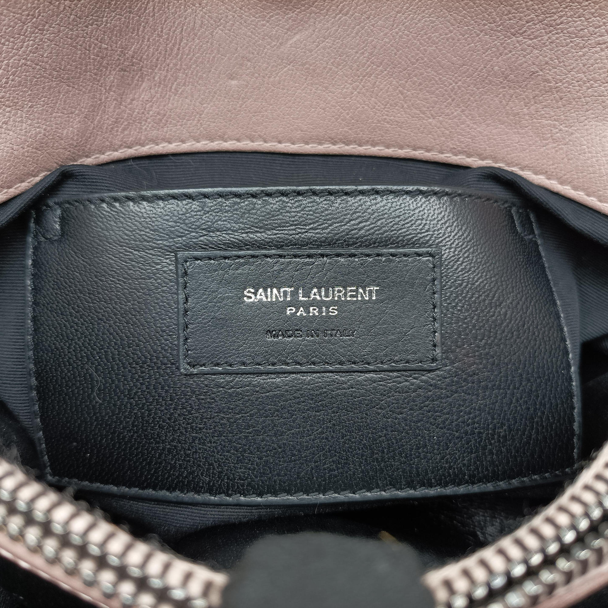Pre-owned Yves Saint Laurent COLLEGE Pink Leather 428056 shoulderbag | stylenewstar