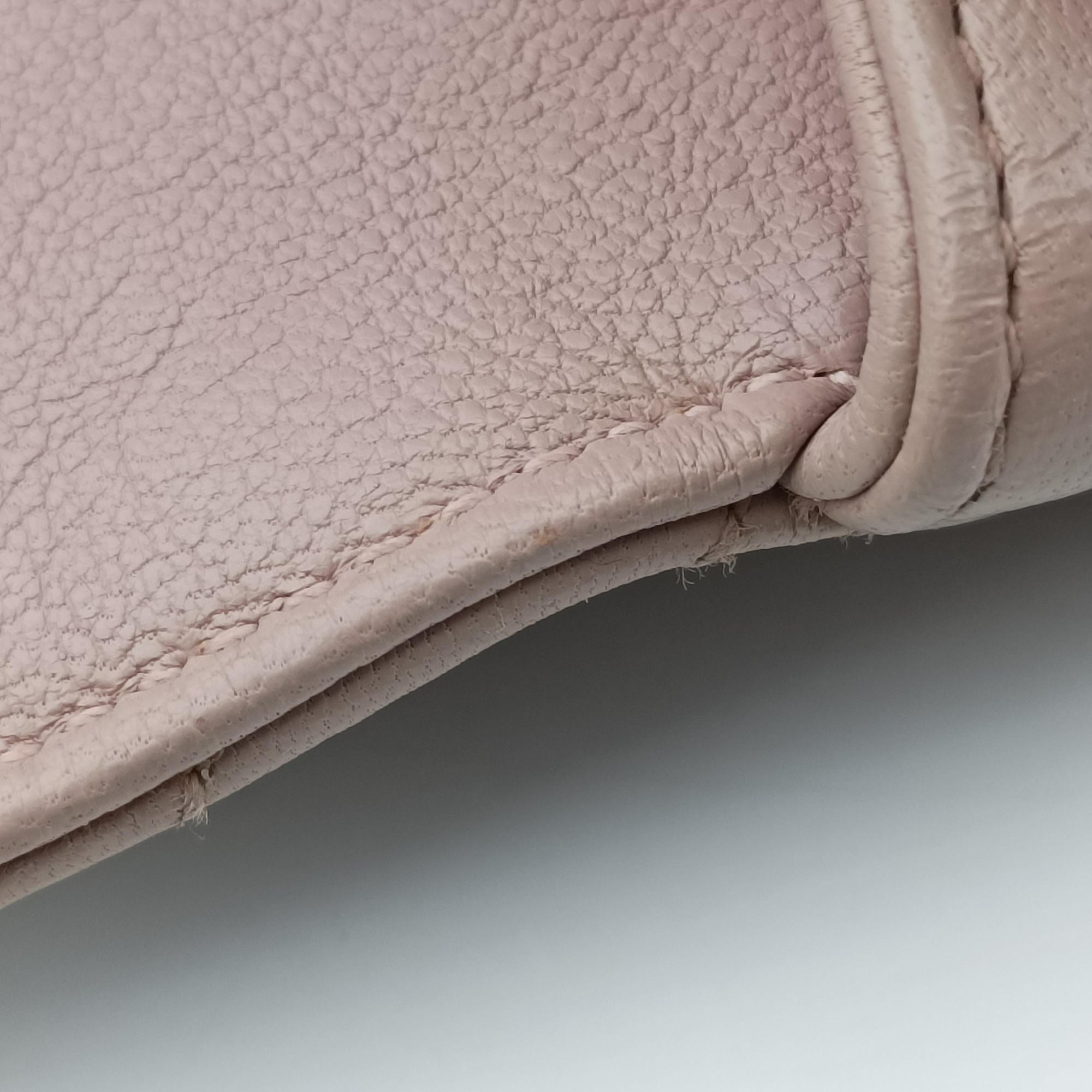Pre-owned Yves Saint Laurent COLLEGE Pink Leather 428056 shoulderbag | stylenewstar