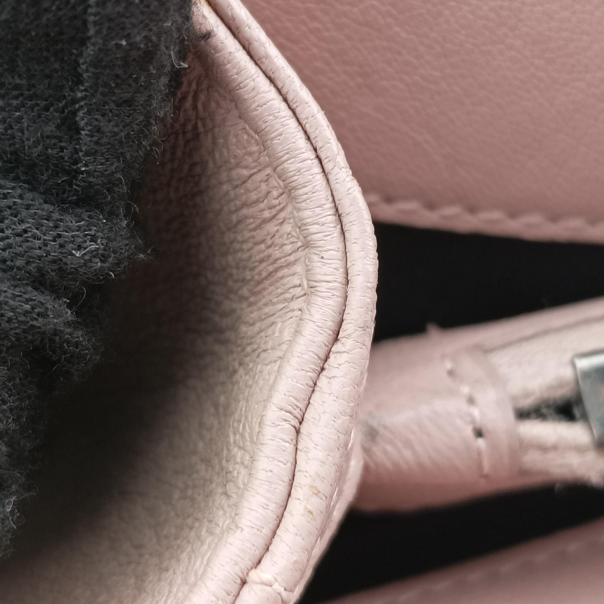 Pre-owned Yves Saint Laurent COLLEGE Pink Leather 428056 shoulderbag | stylenewstar