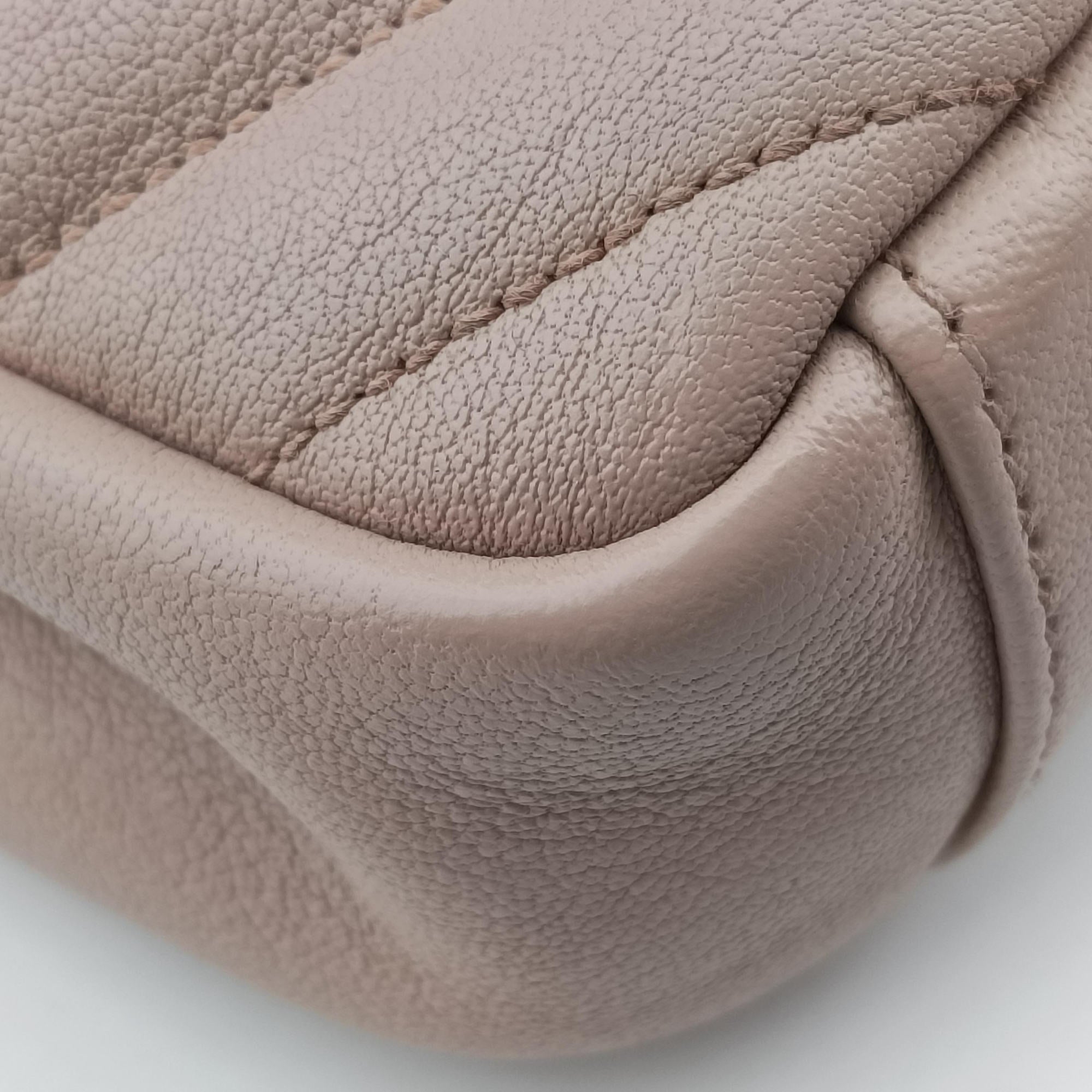Pre-owned Yves Saint Laurent COLLEGE Pink Leather 428056 shoulderbag | stylenewstar