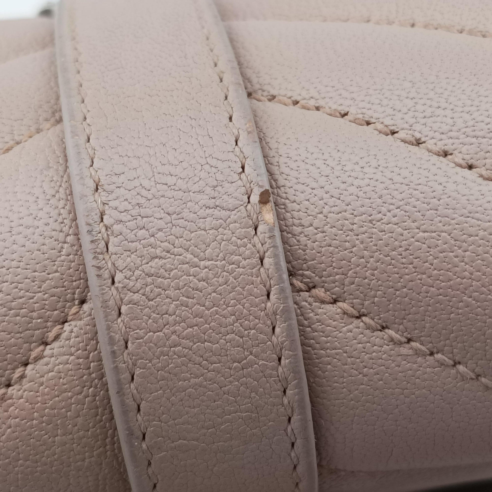 Pre-owned Yves Saint Laurent COLLEGE Pink Leather 428056 shoulderbag | stylenewstar