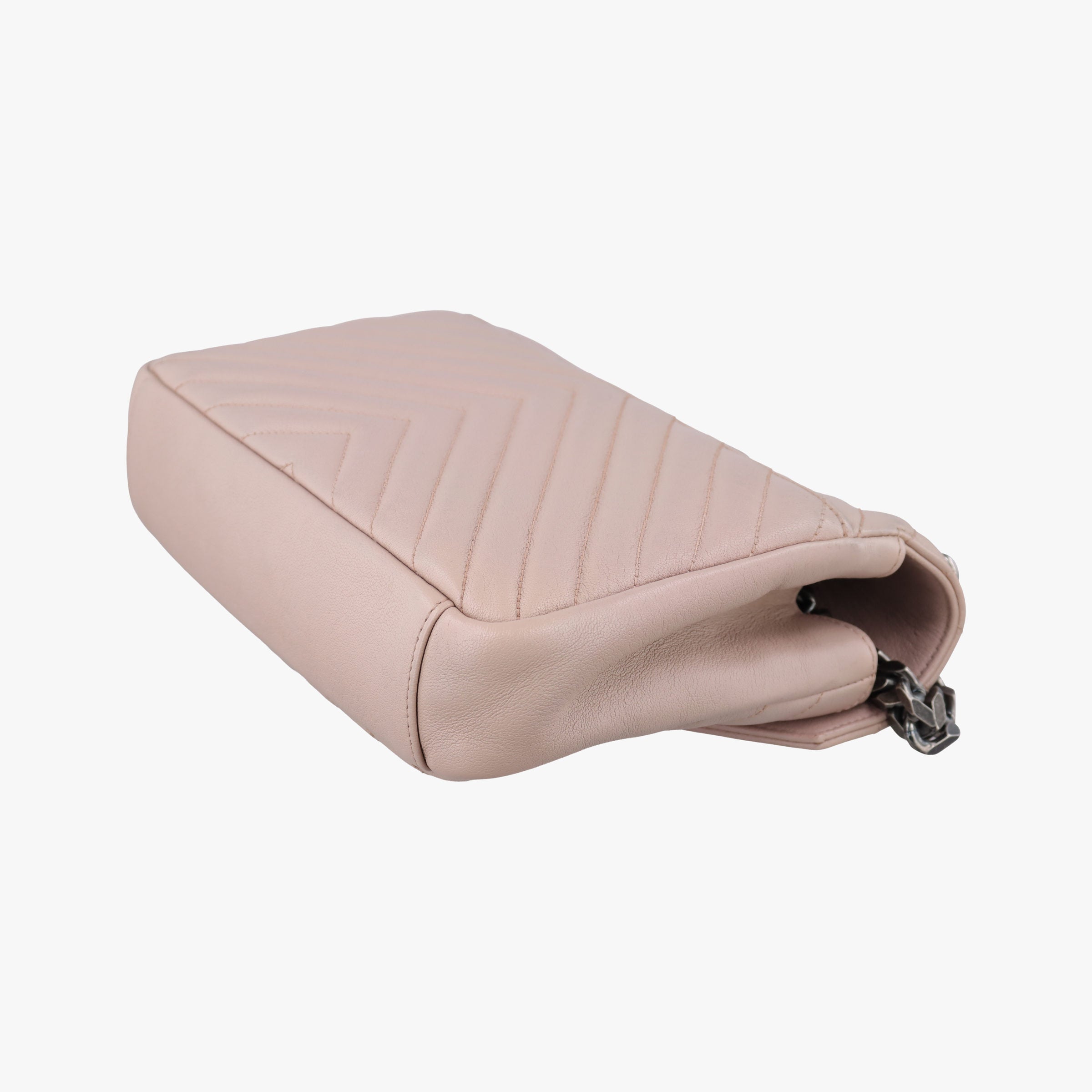 Pre-owned Yves Saint Laurent COLLEGE Pink Leather 428056 shoulderbag | stylenewstar