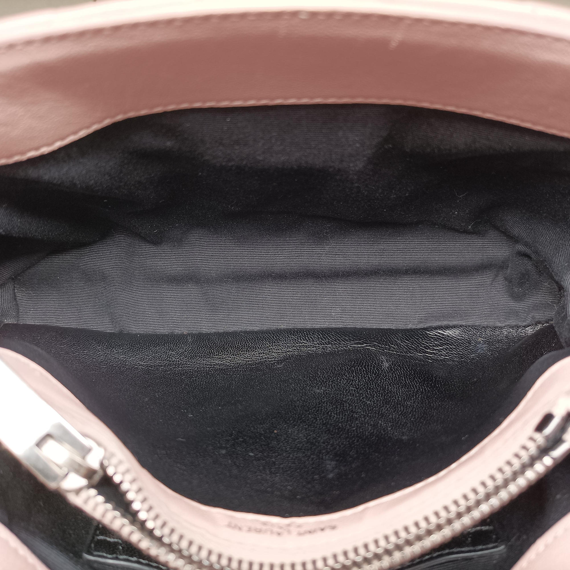 Pre-owned Yves Saint Laurent COLLEGE Pink Leather 428056 shoulderbag | stylenewstar