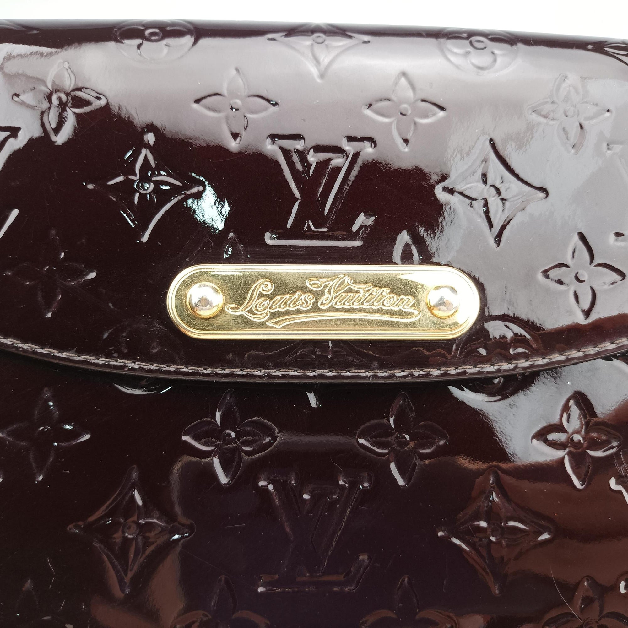 Pre-owned Louis Vuitton RODEO DRIVE AMARANTE Vernis M93598 shoulderbag | stylenewstar