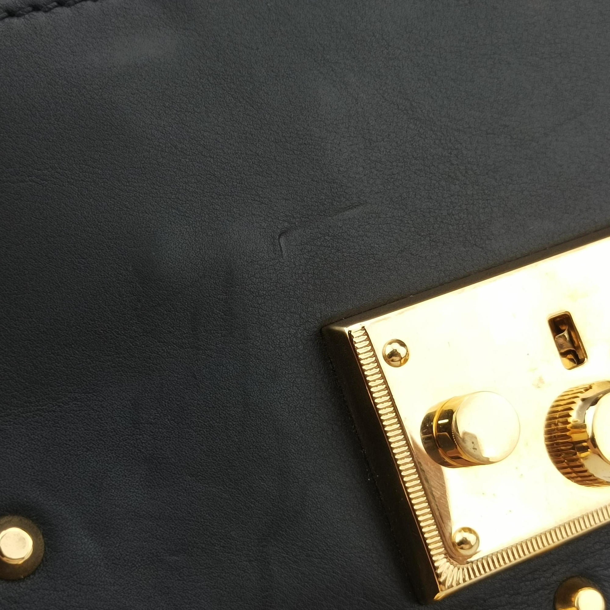Secondhand Gucci Padlock Black Leather 432182 shoulderbag | stylenewstar
