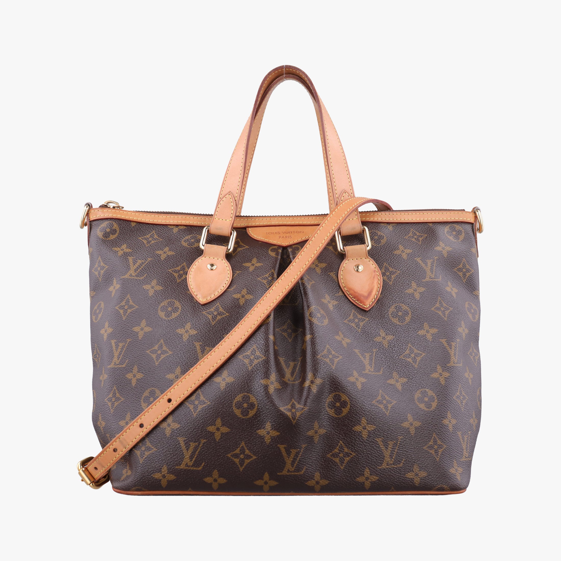 Secondhand Louis Vuitton PALERMO GM brown Monogram Canvas M40146 shoulderbag | stylenewstar