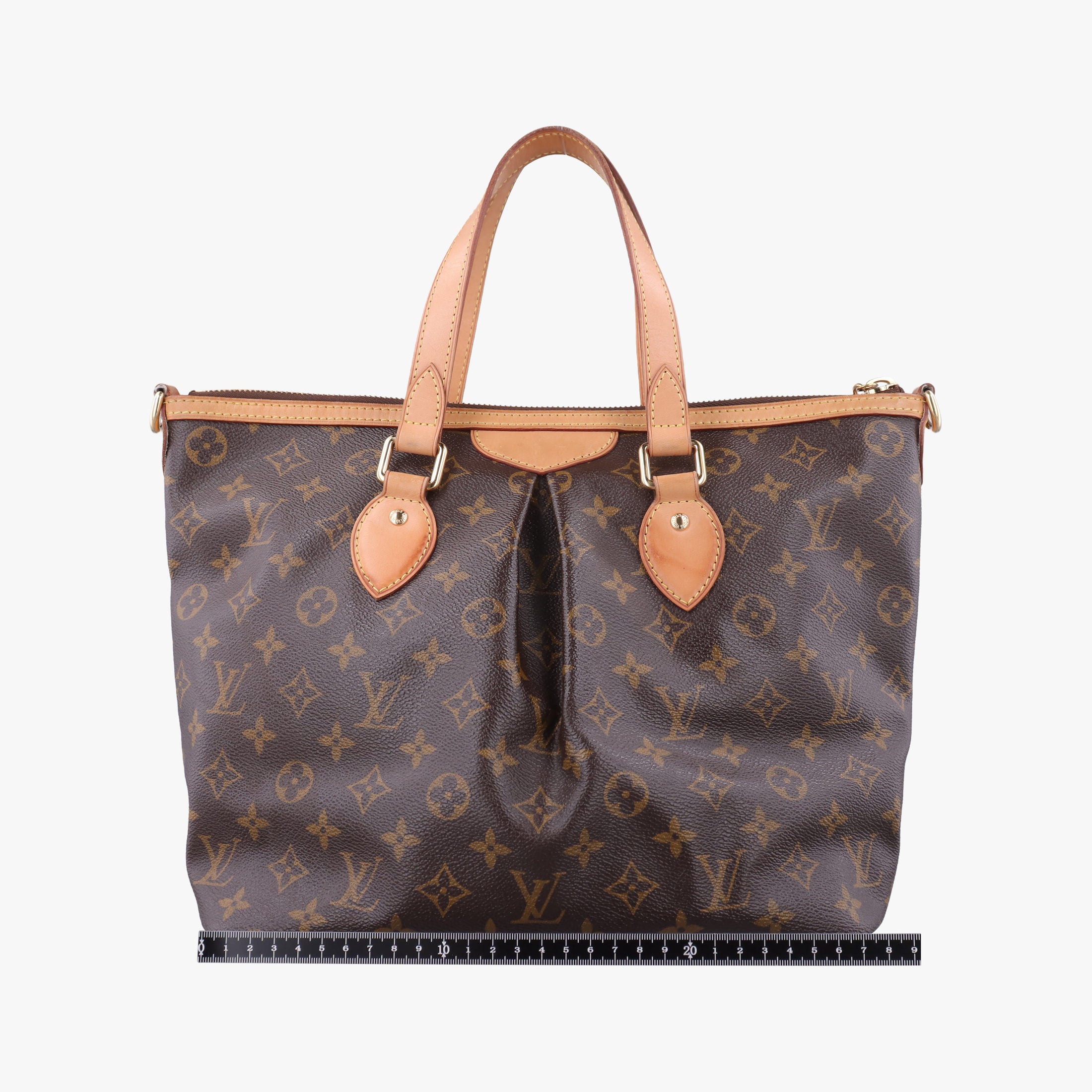 Secondhand Louis Vuitton PALERMO GM brown Monogram Canvas M40146 shoulderbag | stylenewstar
