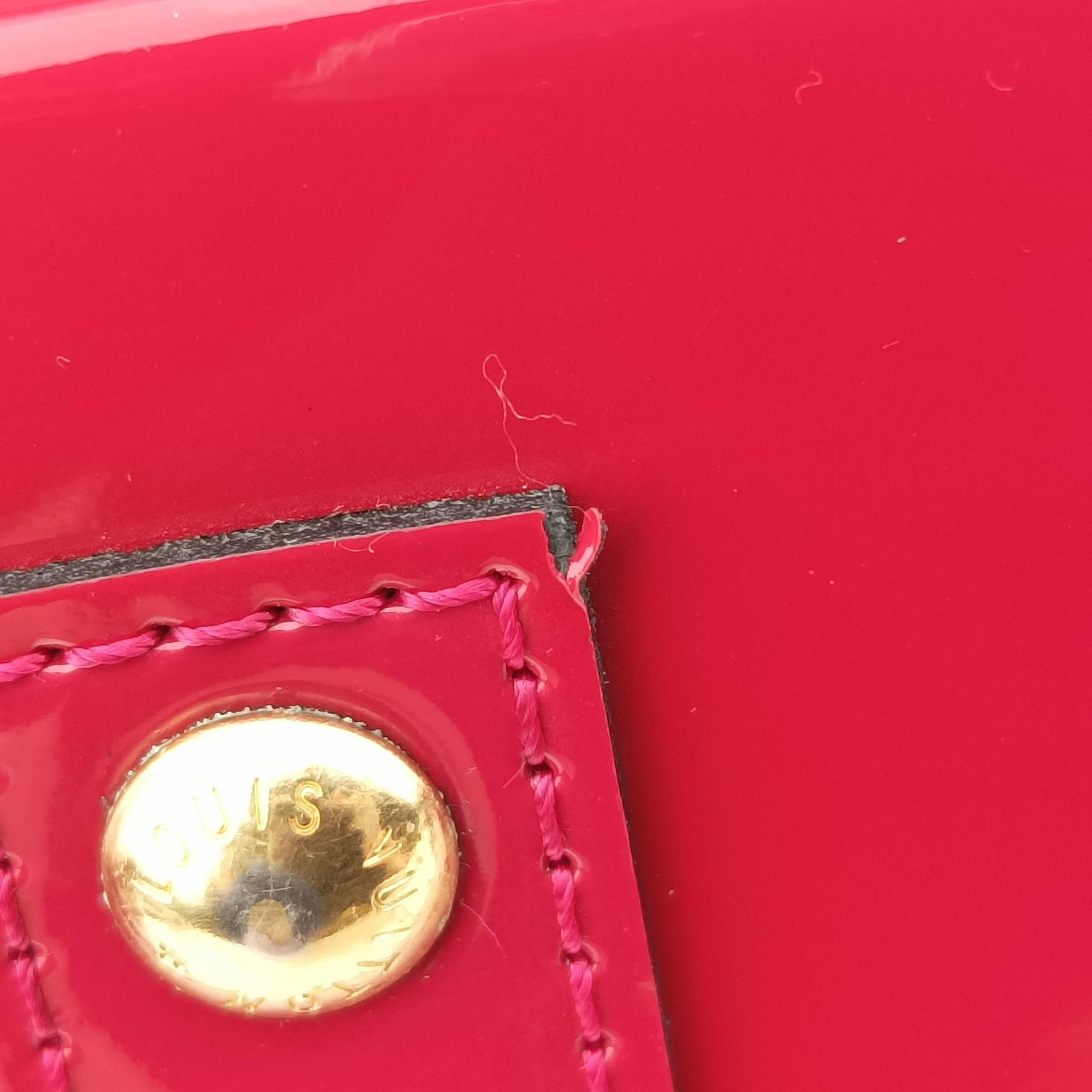 Pre-owned Louis Vuitton Alma BB CERISE Vernis M90174 shoulderbag | stylenewstar