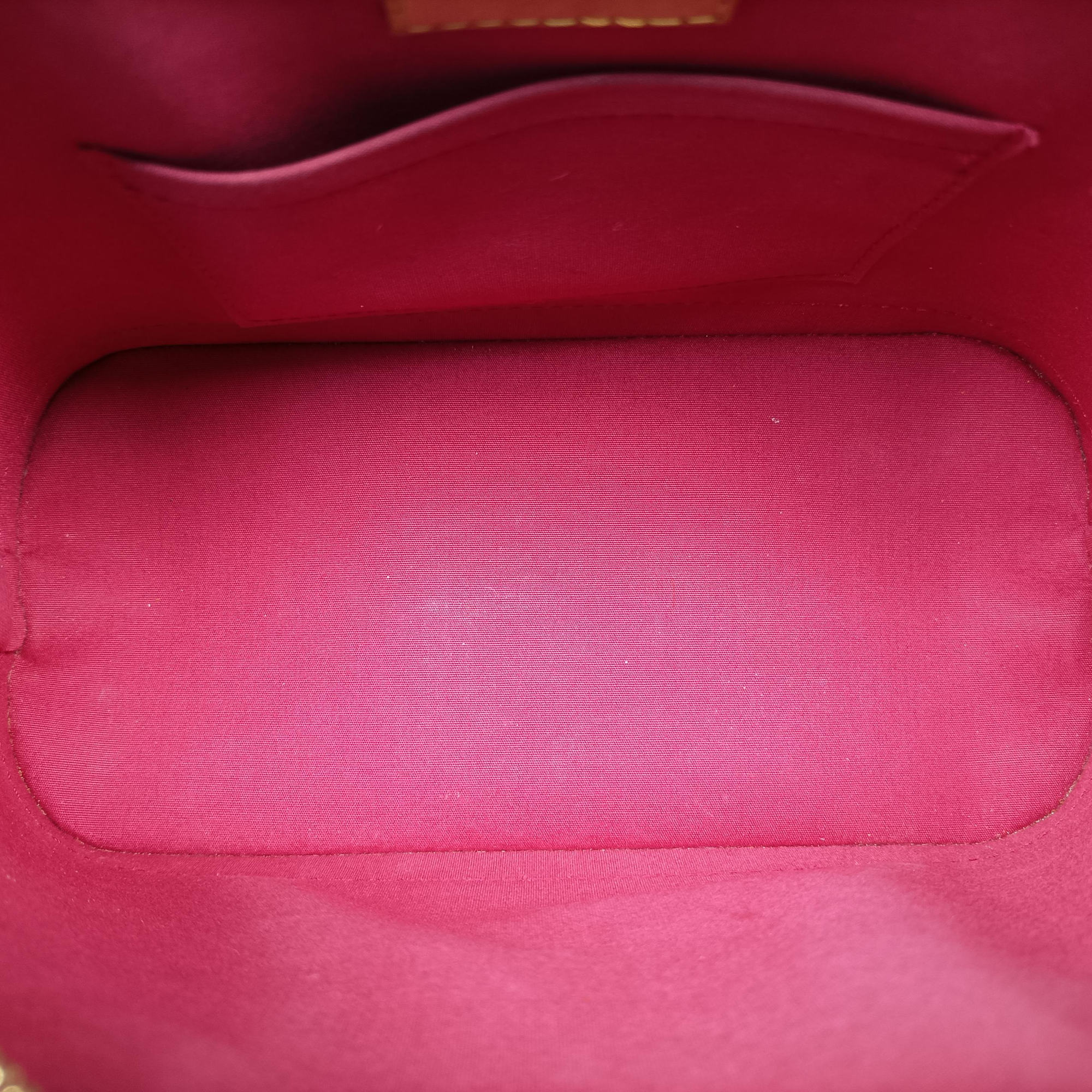 Pre-owned Louis Vuitton Alma BB CERISE Vernis M90174 shoulderbag | stylenewstar