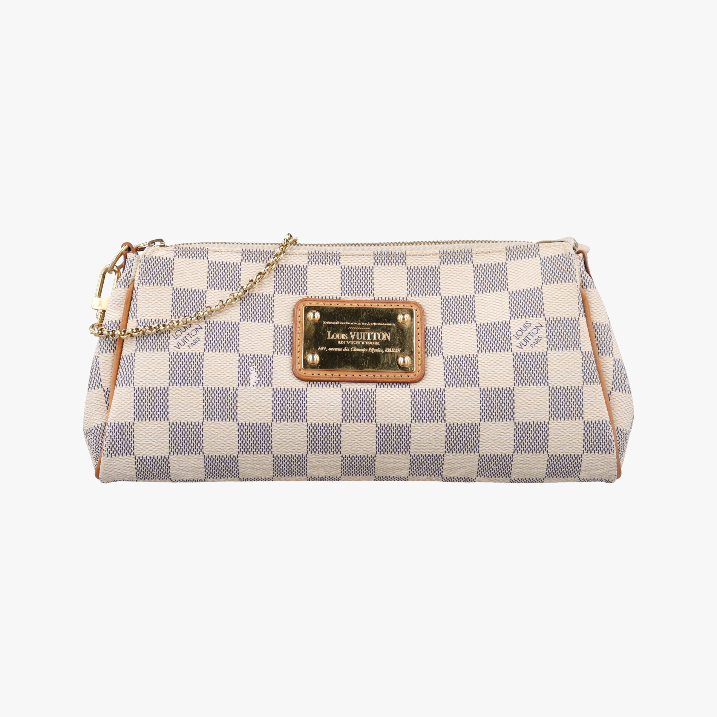 Pre-owned Louis Vuitton EVA AZUR Damier Canvas N55214 handbag | stylenewstar