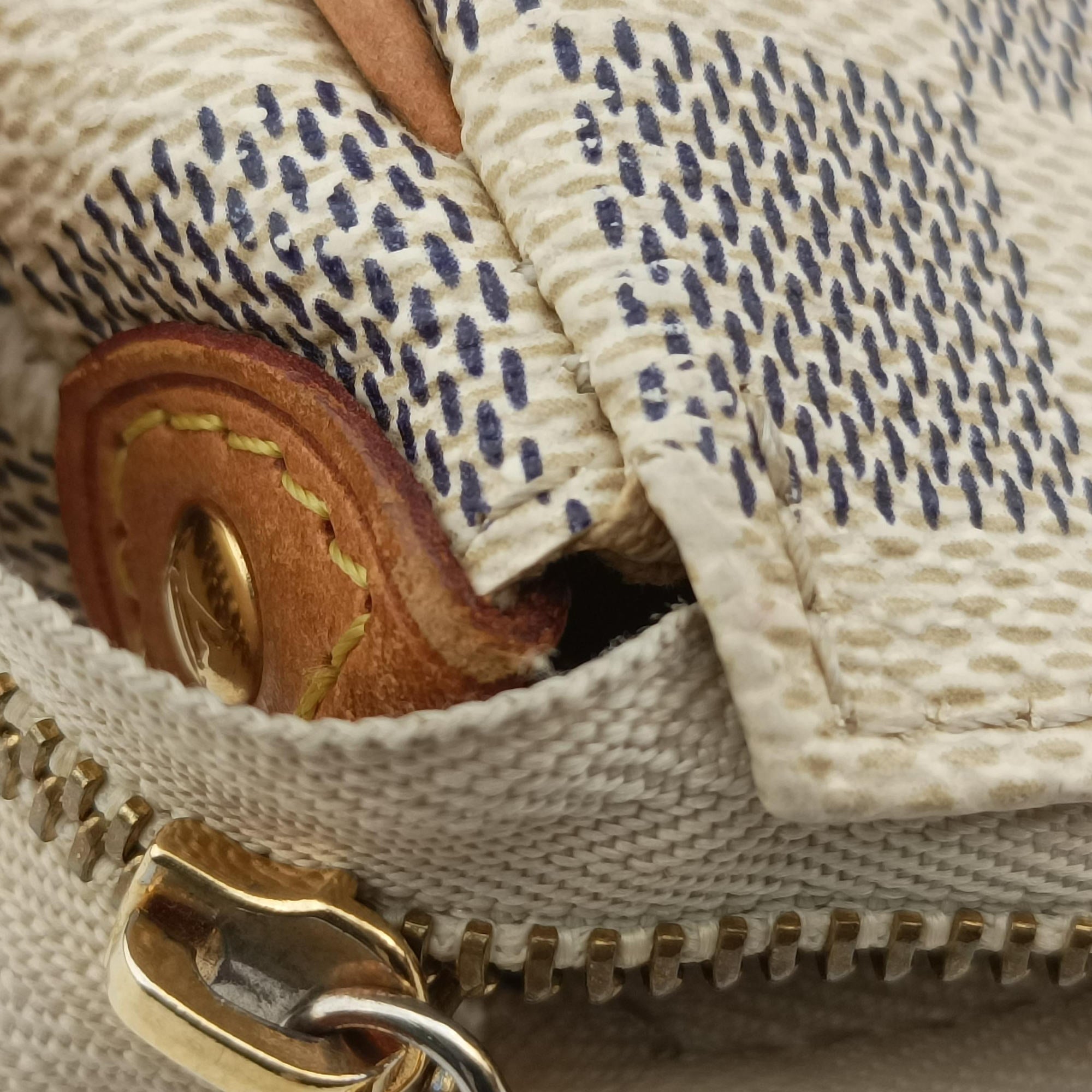 Pre-owned Louis Vuitton EVA AZUR Damier Canvas N55214 handbag | stylenewstar