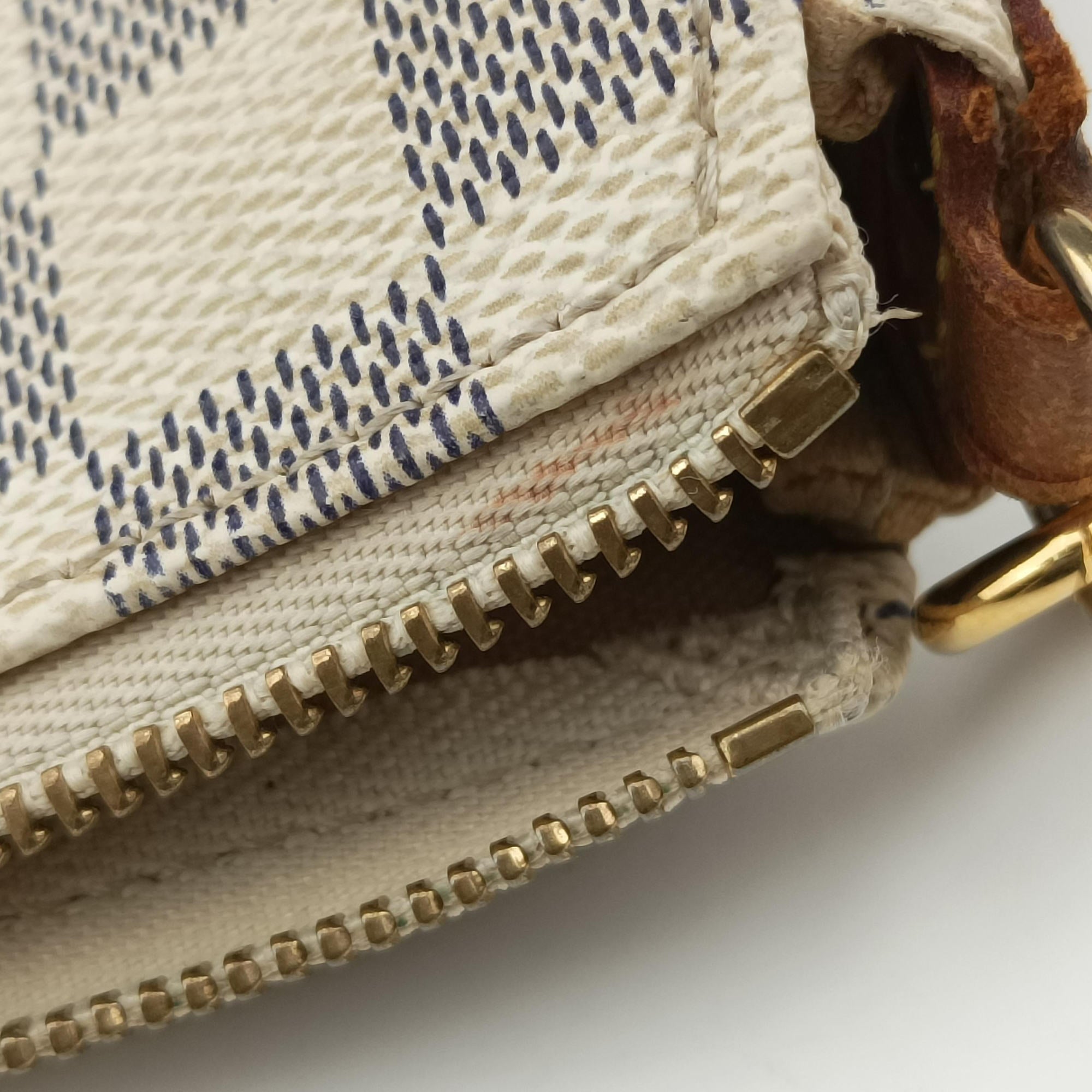 Pre-owned Louis Vuitton EVA AZUR Damier Canvas N55214 handbag | stylenewstar