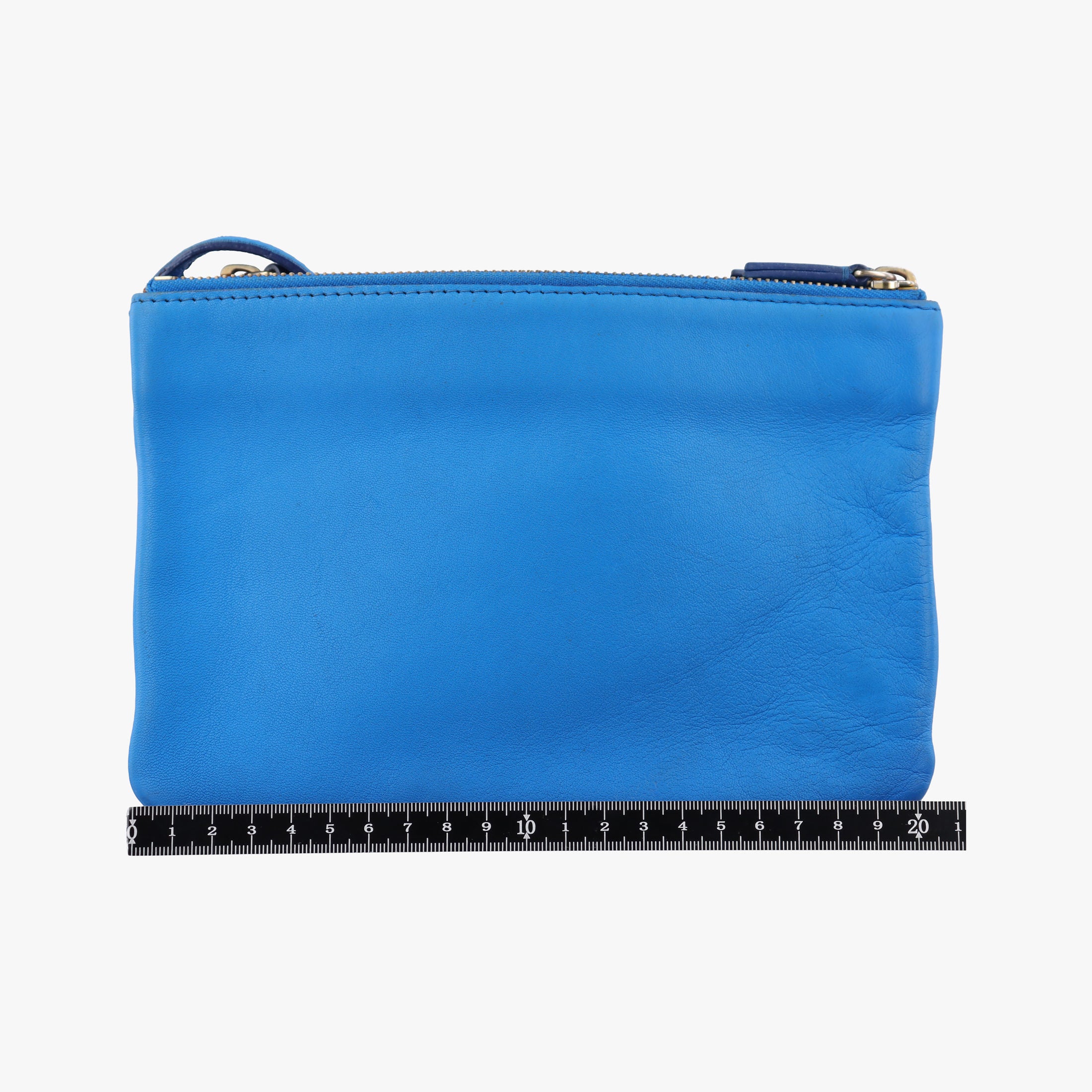 Pre-owned Celine TRIO Blue Leather  shoulderbag | stylenewstar
