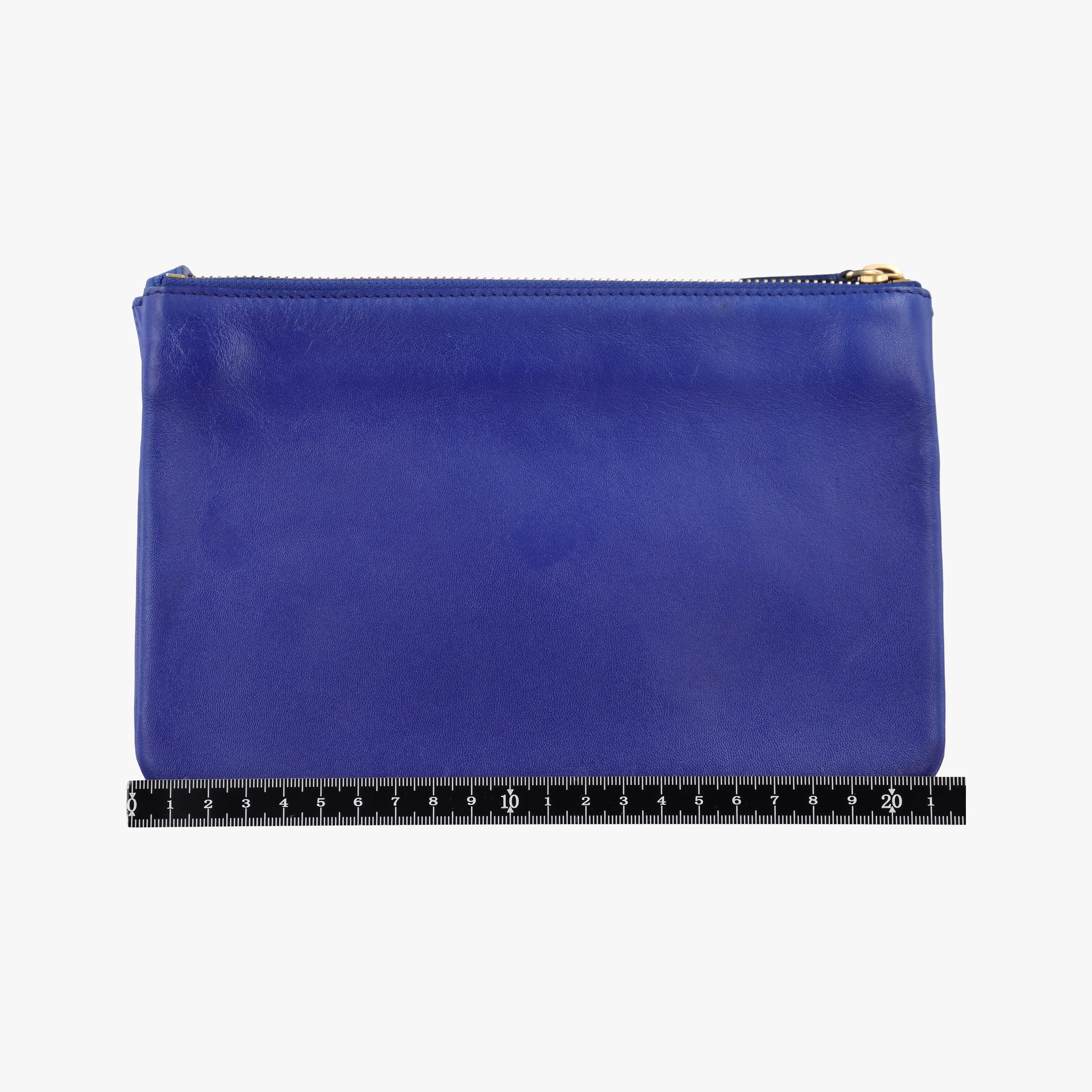 Secondhand Celine TRIO Blue Leather  shoulderbag | stylenewstar