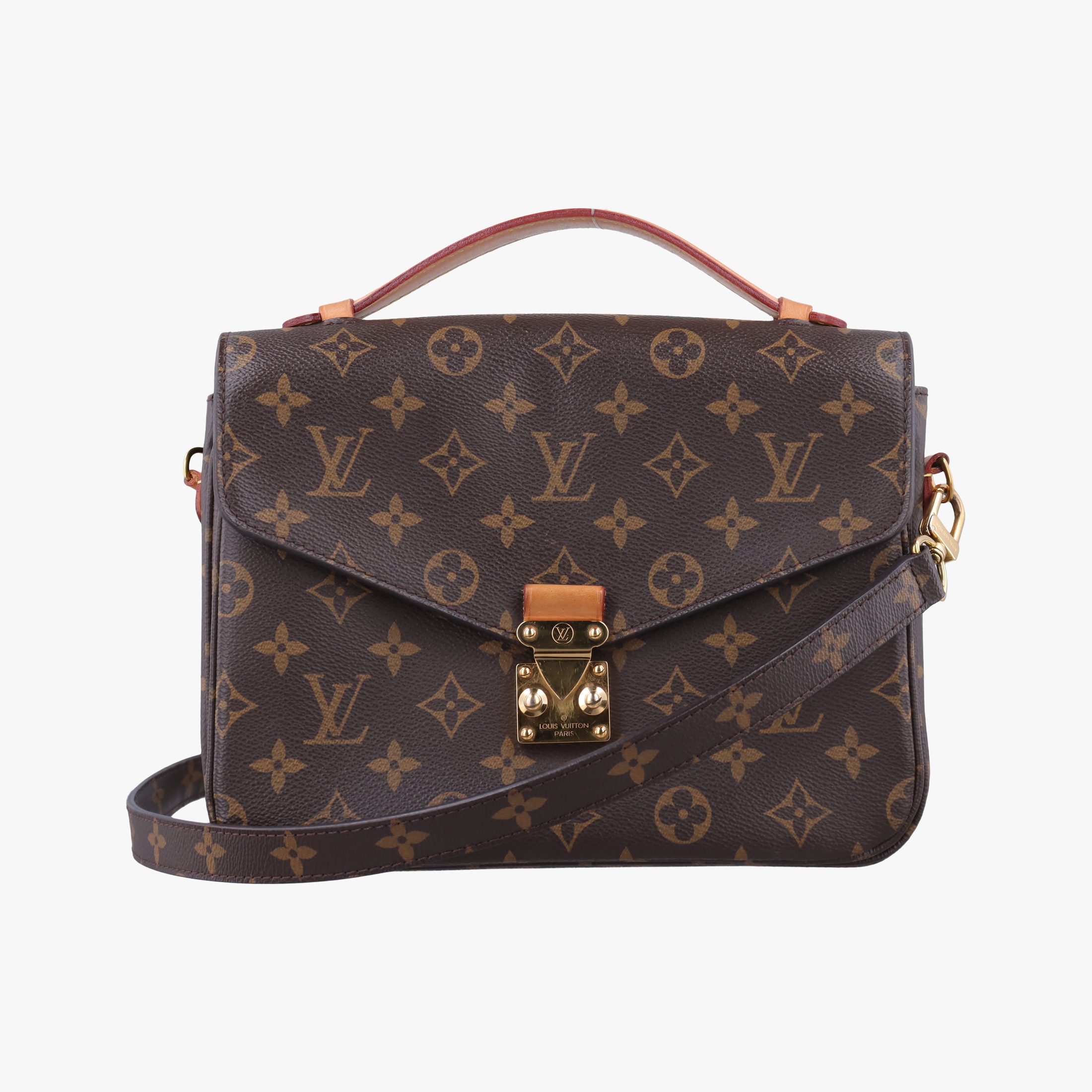 Pre-owned Louis Vuitton Pochette Metis MM Brown Monogram Canvas M44875 shoulderbag | stylenewstar