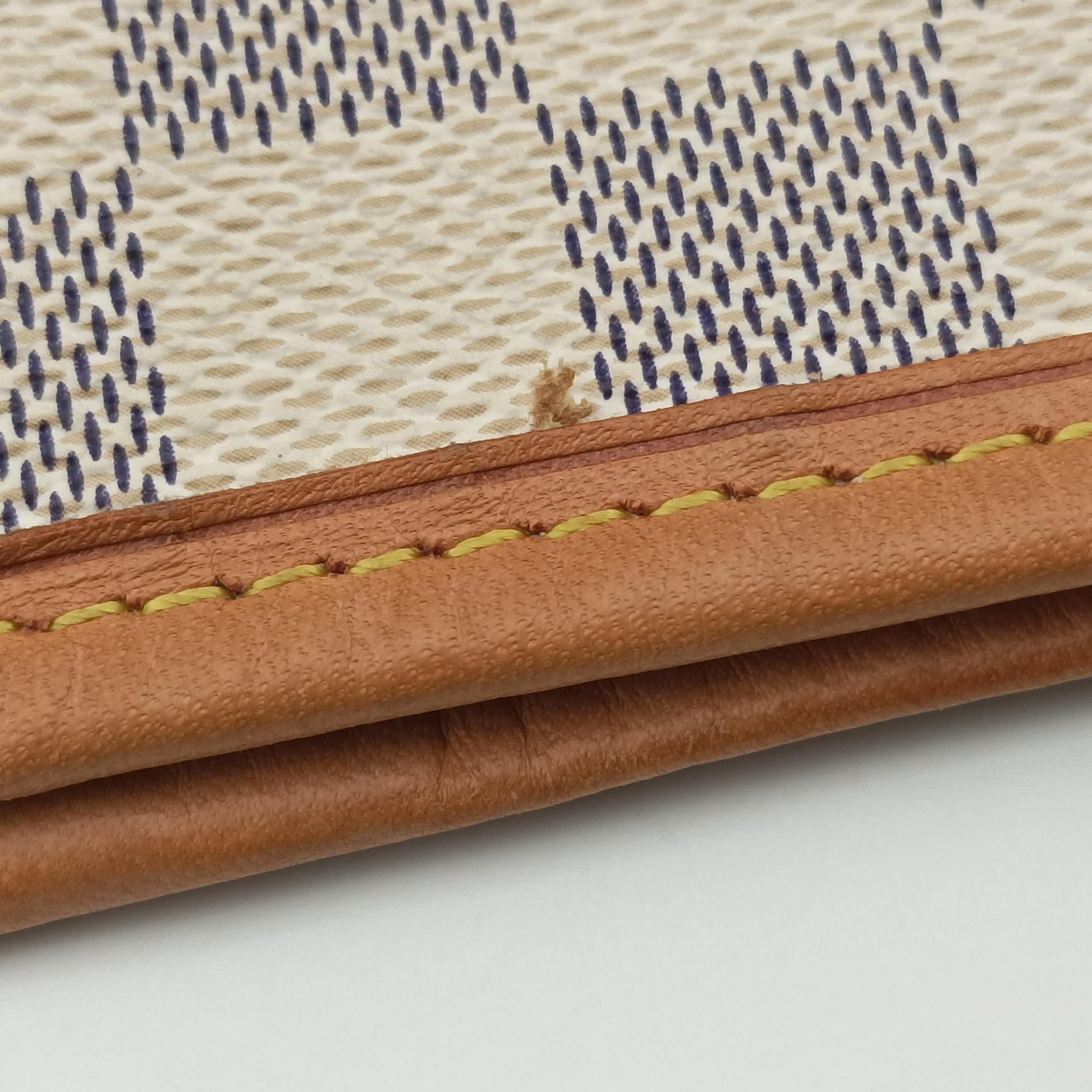 Secondhand Louis Vuitton Neverfull MM Azur Damier Canvas N51107 handbag | stylenewstar