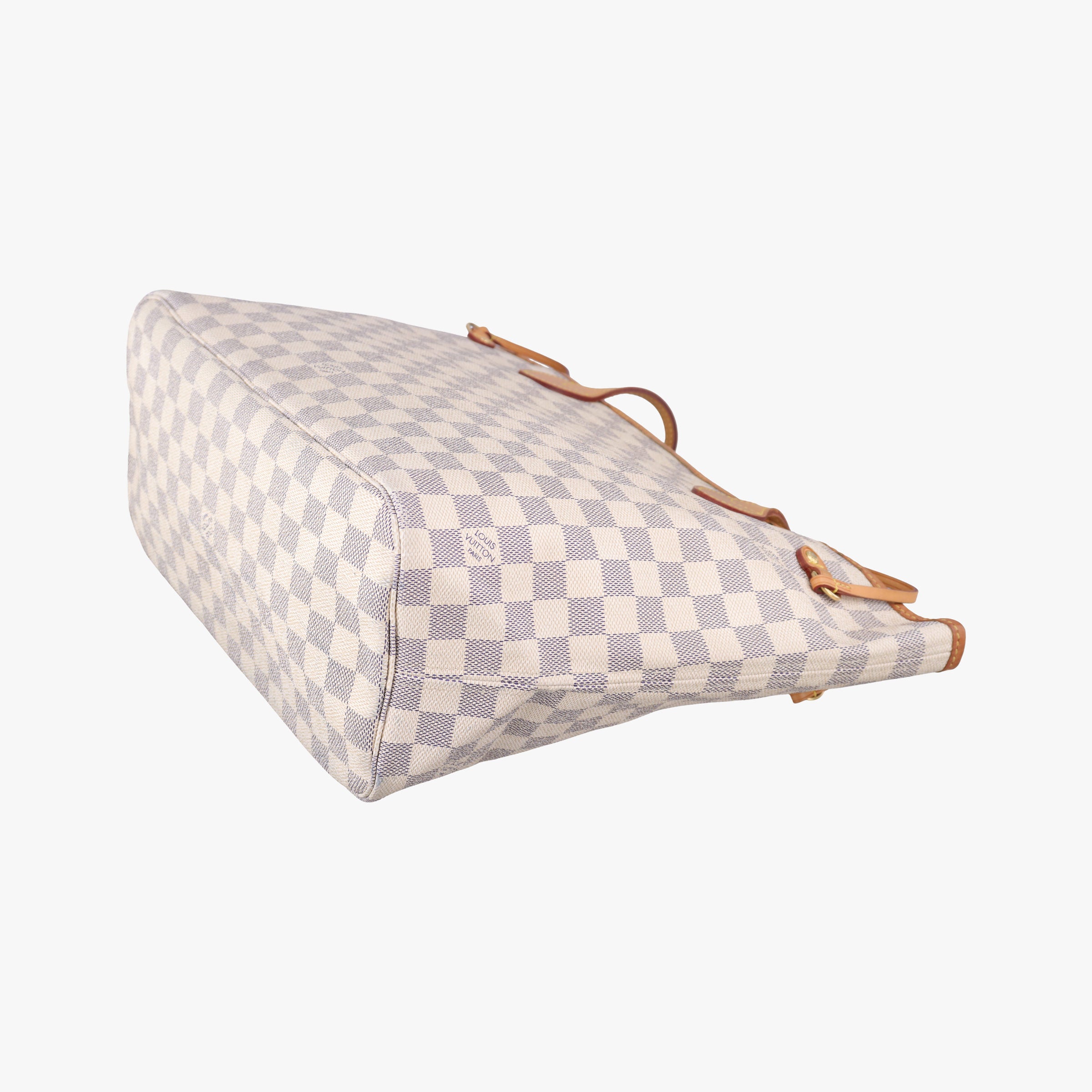 Secondhand Louis Vuitton Neverfull MM Azur Damier Canvas N51107 handbag | stylenewstar