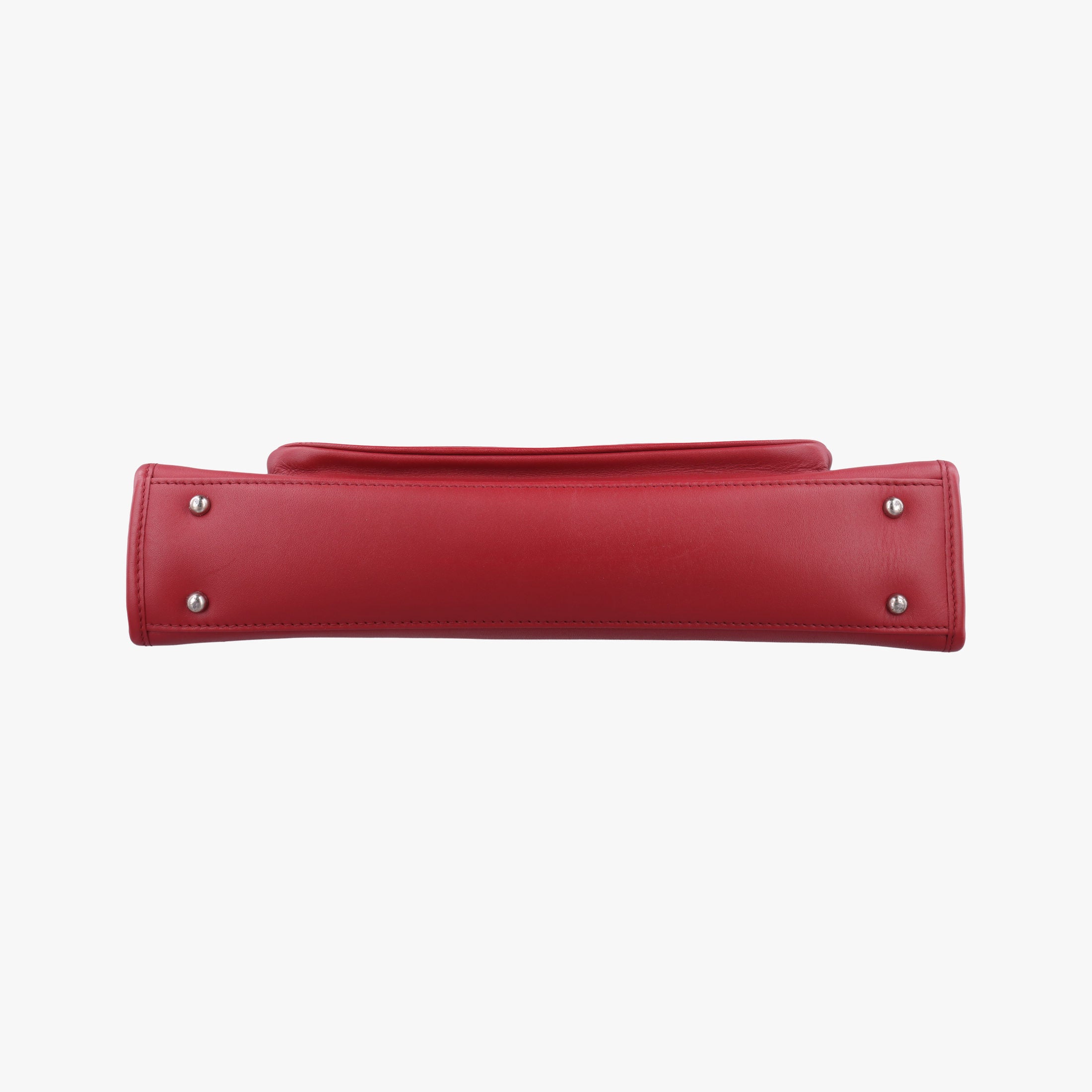 Pre-owned Christian Dior D charm Red Leather  handbag | stylenewstar