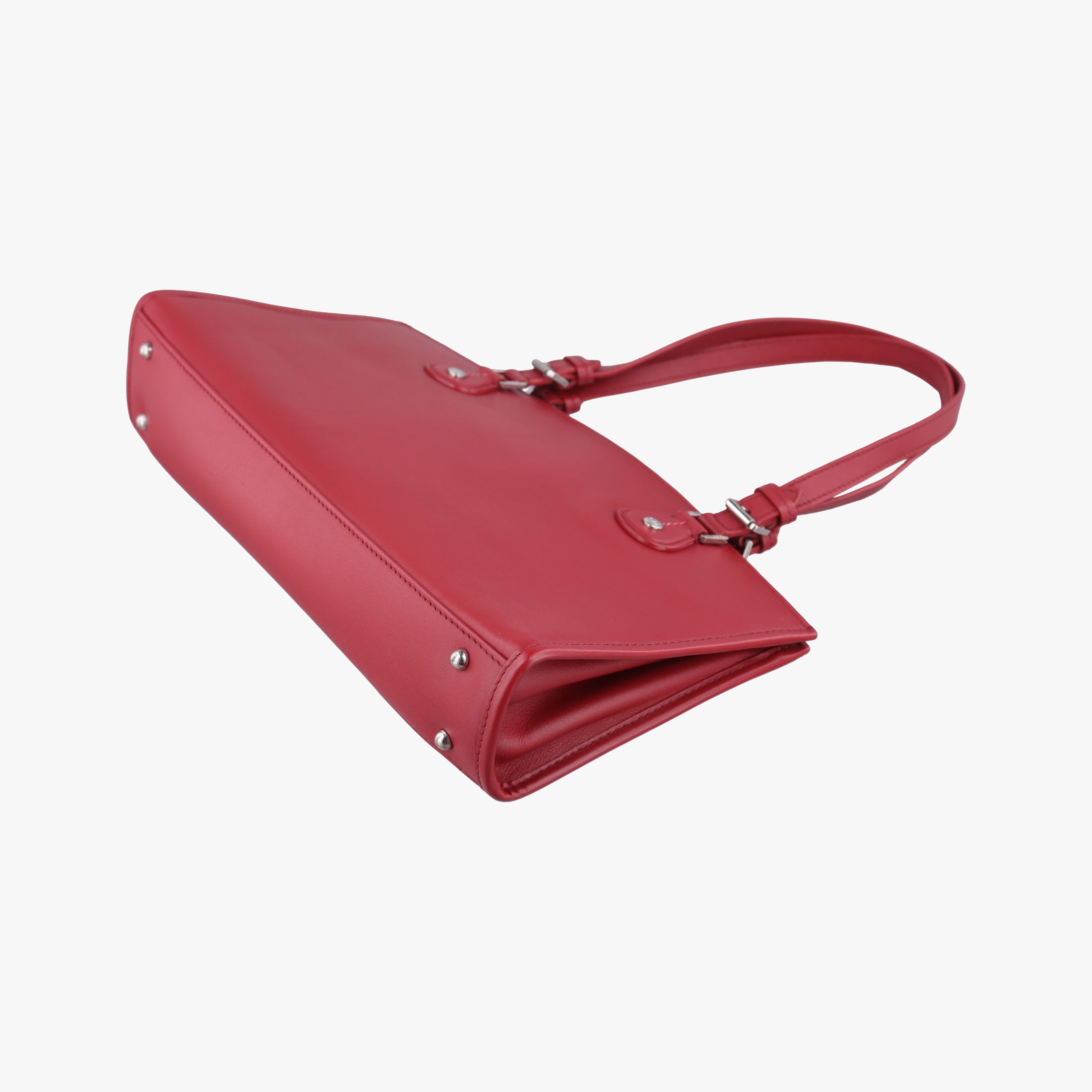 Pre-owned Christian Dior D charm Red Leather  handbag | stylenewstar