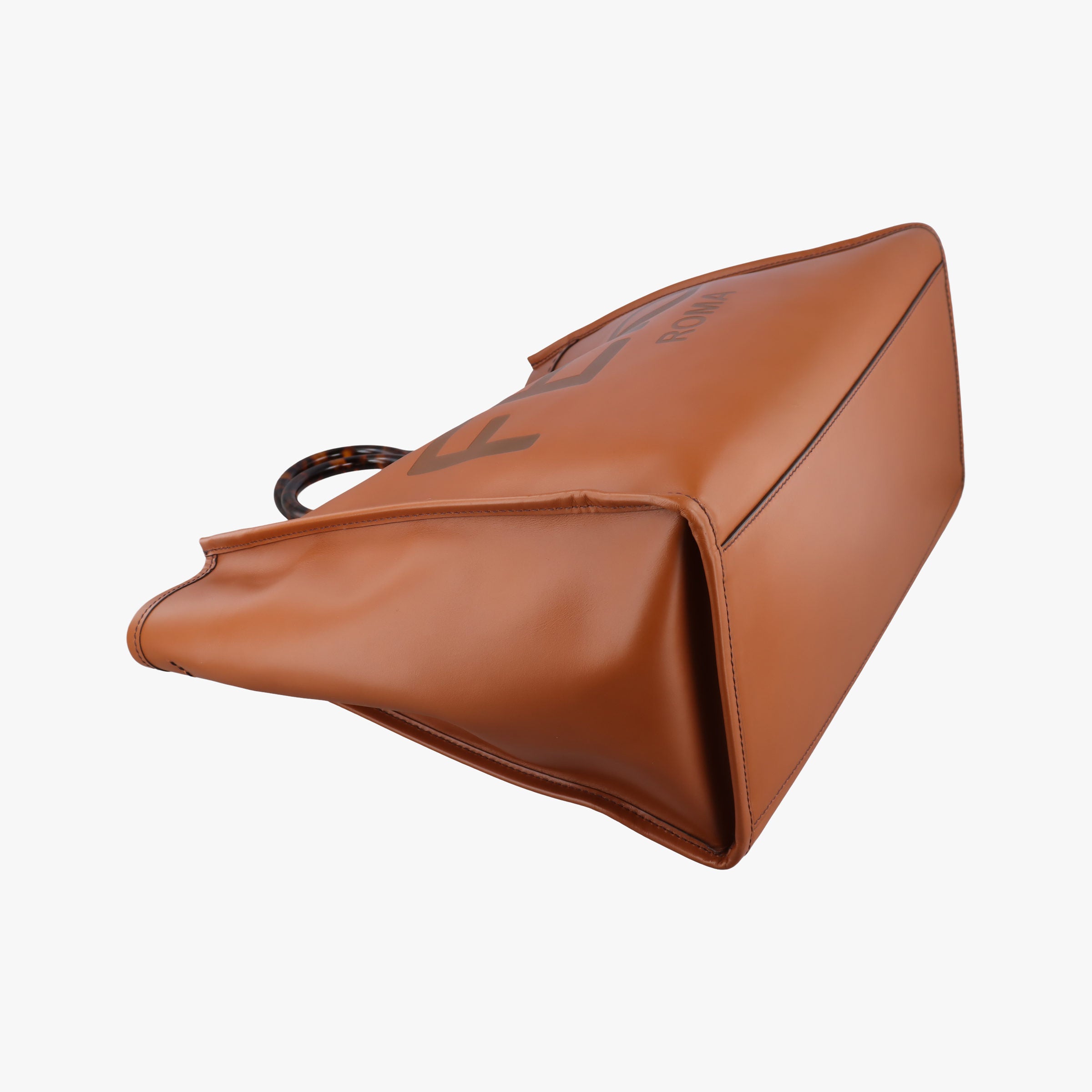 Vintage Fendi Sunshine Brown Leather 8BH372 handbag | stylenewstar