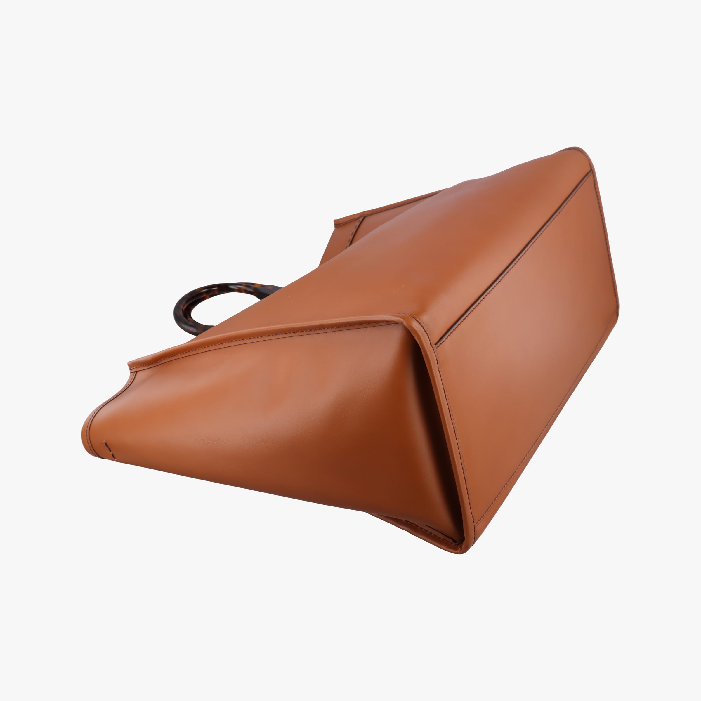Vintage Fendi Sunshine Brown Leather 8BH372 handbag | stylenewstar