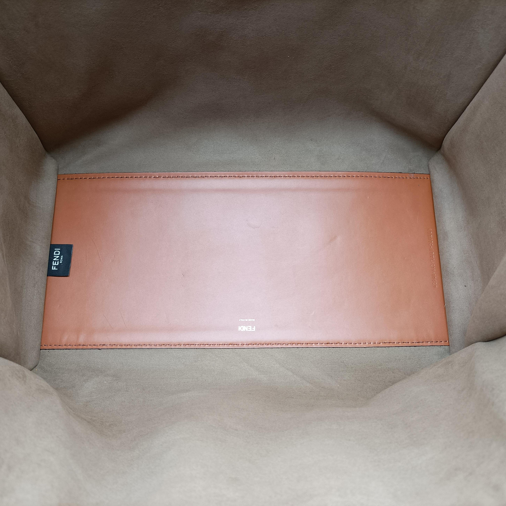 Vintage Fendi Sunshine Brown Leather 8BH372 handbag | stylenewstar