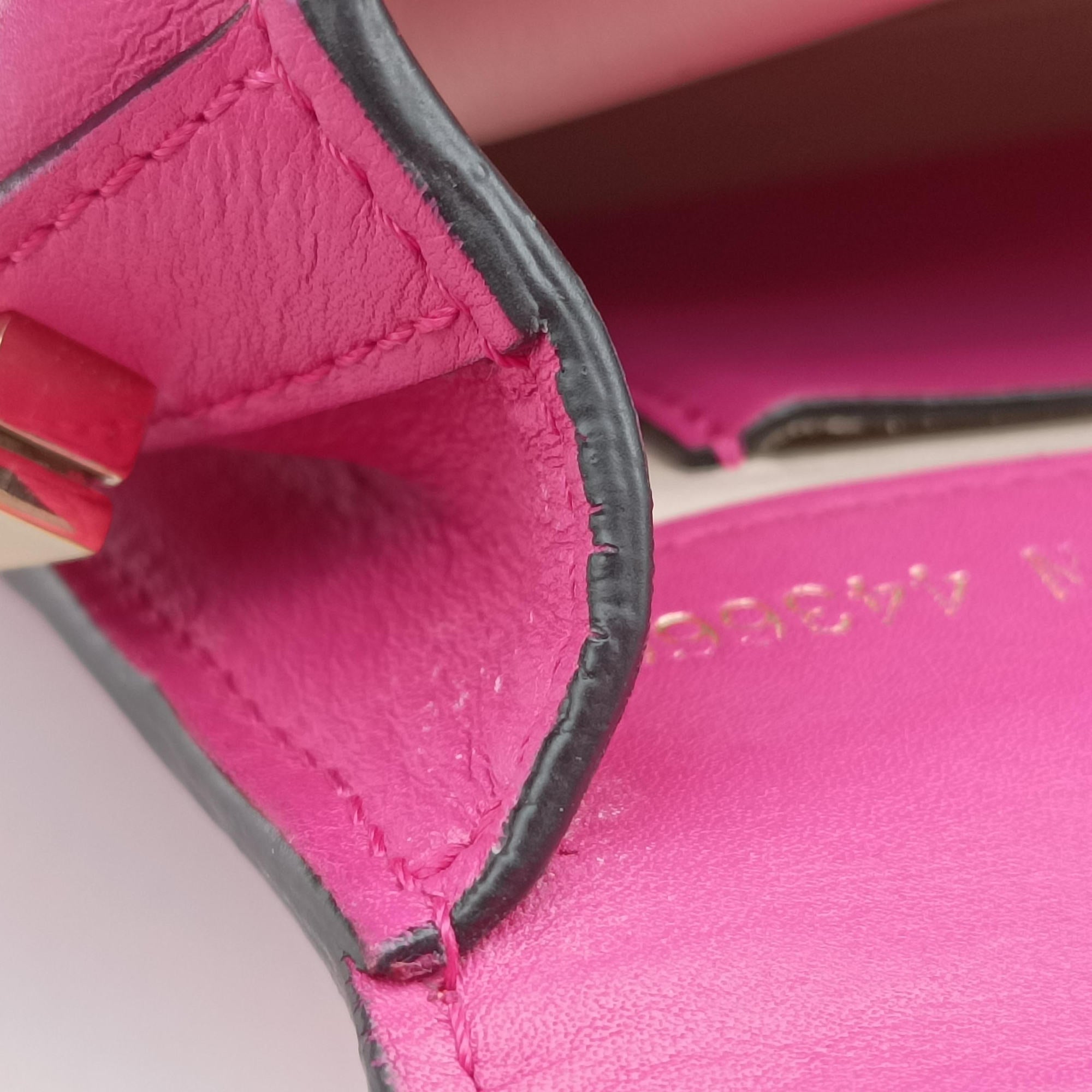 Pre-owned Valextra Iside Rose Leather  shoulderbag | stylenewstar